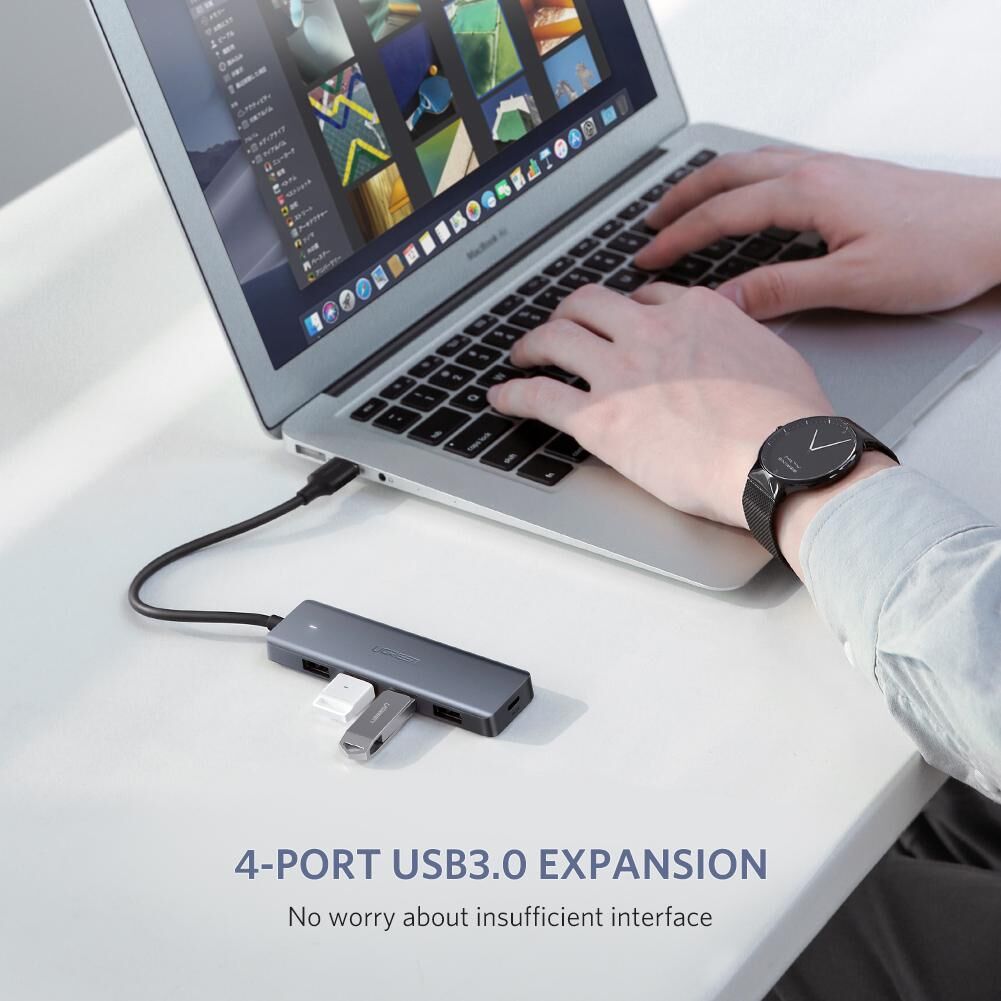 UGREEN - CM512-50985 USB 3.0 4-PORT HUB 5Gbps