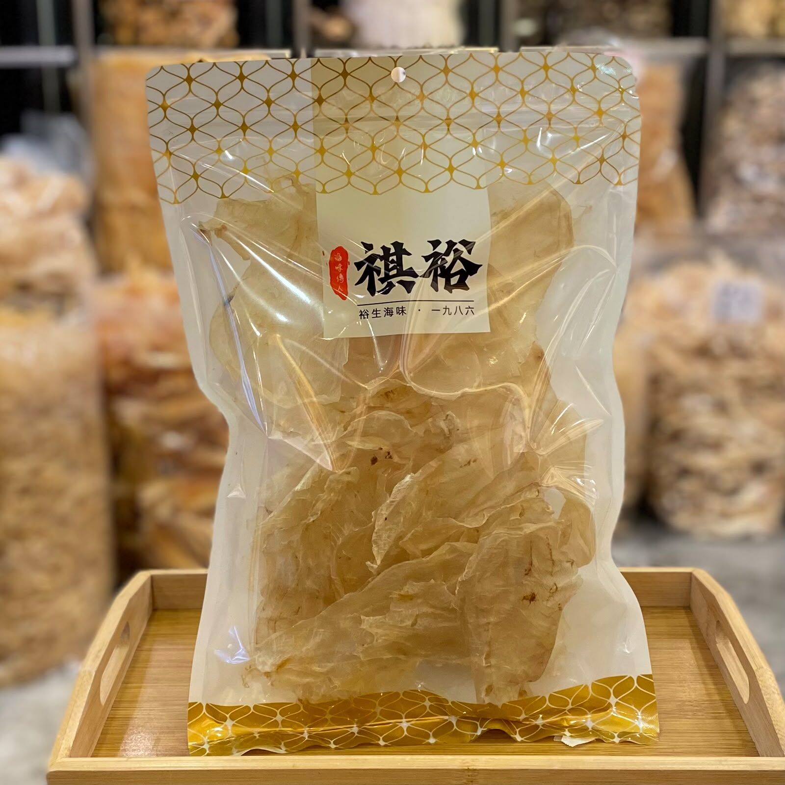 印尼鹹水鱸魚花膠150克