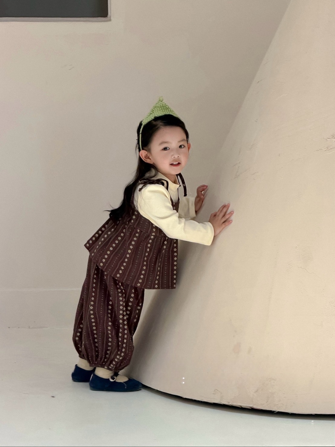 小花綁帶吊帶套裝