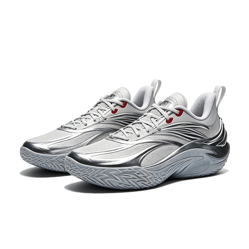 ANTA Shock Wave 8 "Silver" 安踏 狂潮8 專業實戰鞋 減震防滑耐磨 籃球鞋 男款 112631111-6 [台灣現貨]