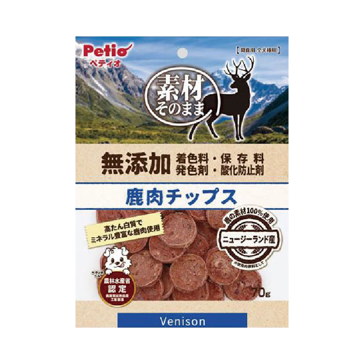 Petio 純天然無添加 鹿肉切片 70g (PTO-3946)