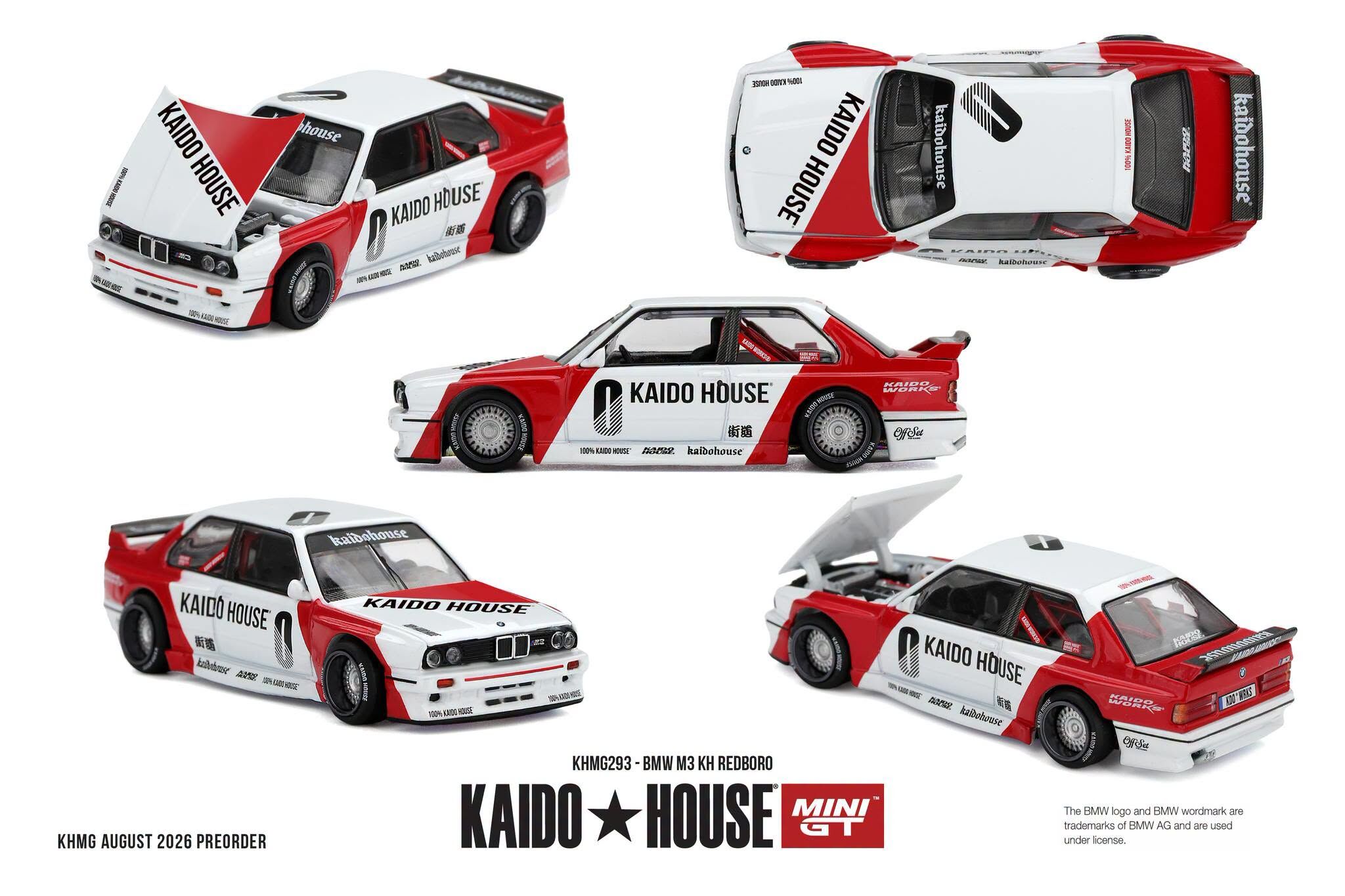 [預訂] MINI GT x Kaidohouse #293 BMW M3 KH REDBORO