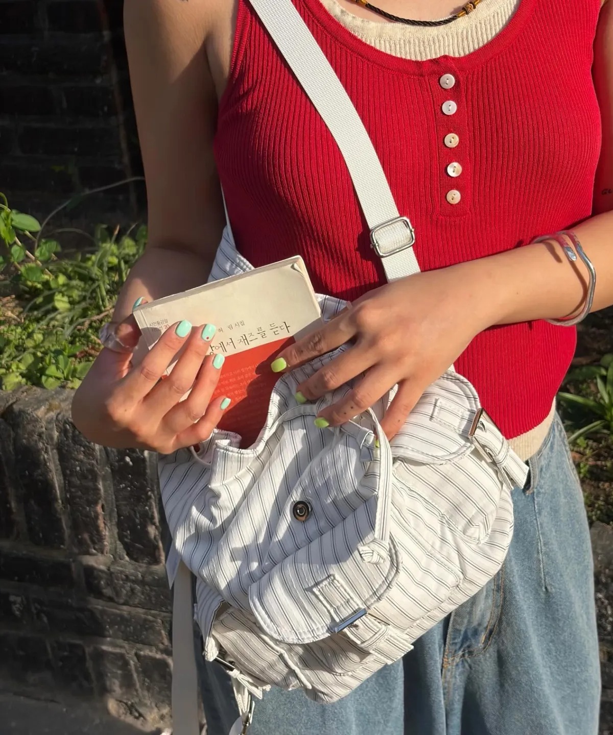 LOTSYOU Nostalgia Backpack Stripe