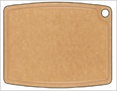 A18 Gourmet Secret 防霉木纖維砧板: 薄身6mm 切肉板 尺寸: 33.5cm x 26.0cm