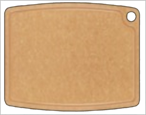 A19 Gourmet Secret 防霉木纖維砧板: 厚身9mm 斬雞板 尺寸: 37.0cm x 26.5cm