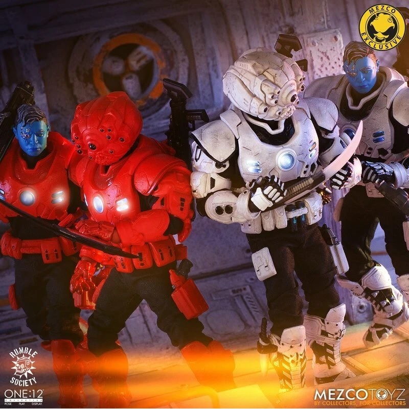 【 Mezco Toyz】One:12 Collective 克里格 紅白2入組 限定版 strc
