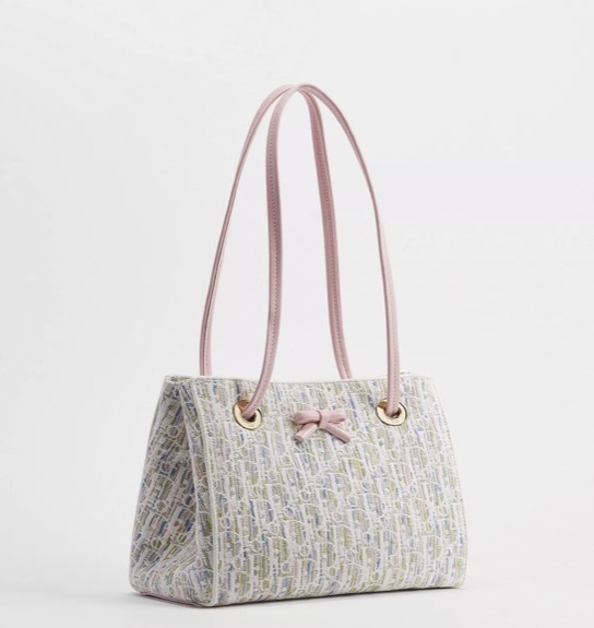 Dior Promenade Small Pouch in Multicolor Dior Oblique Pastel Jacquard 手袋
