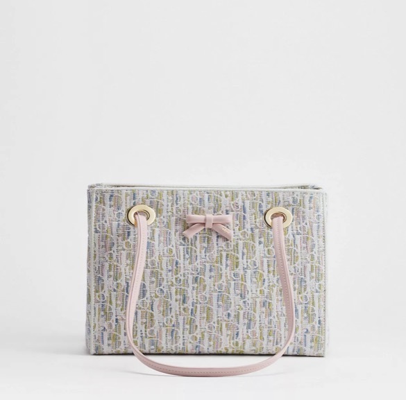 Dior Promenade Small Pouch in Multicolor Dior Oblique Pastel Jacquard 手袋