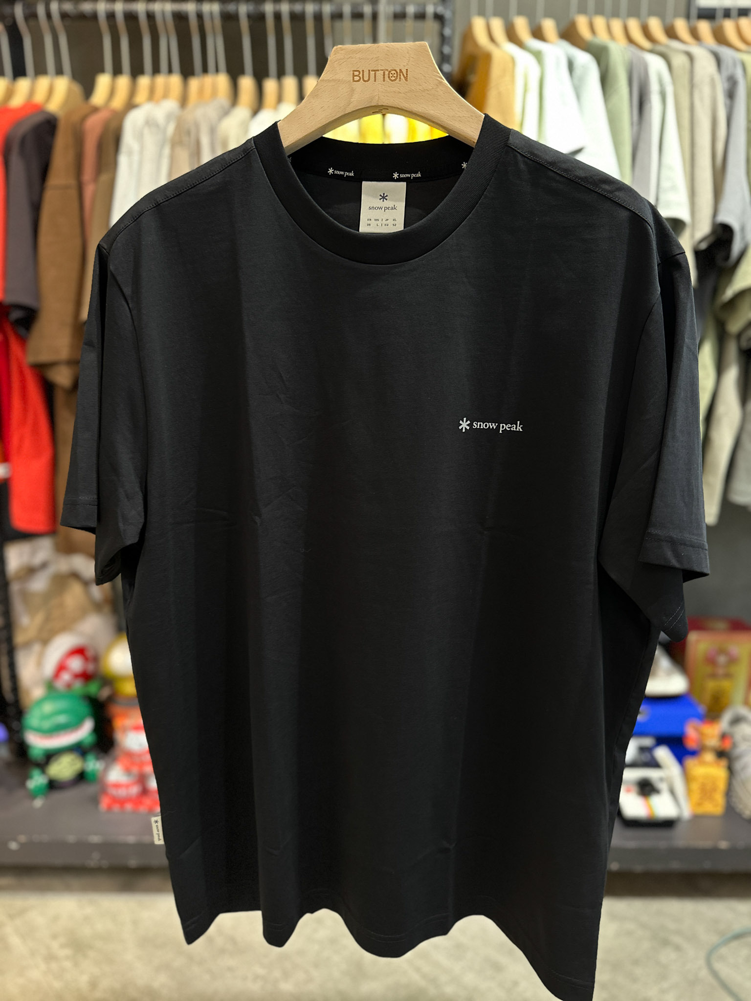 Snow Peak Clend Hybrid Short Sleeve T-Shirt 26SS 背後標語 印花 涼感 短tee S26MMDTS56