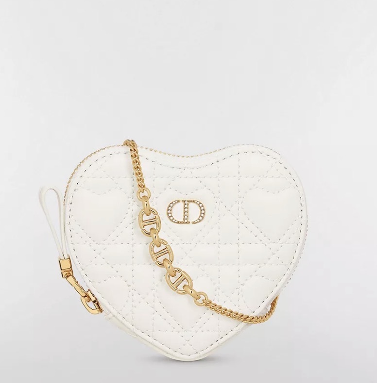 【3色入】Dior 七夕情人節限定 Caro Monsignore 心形小袋配鏈帶
