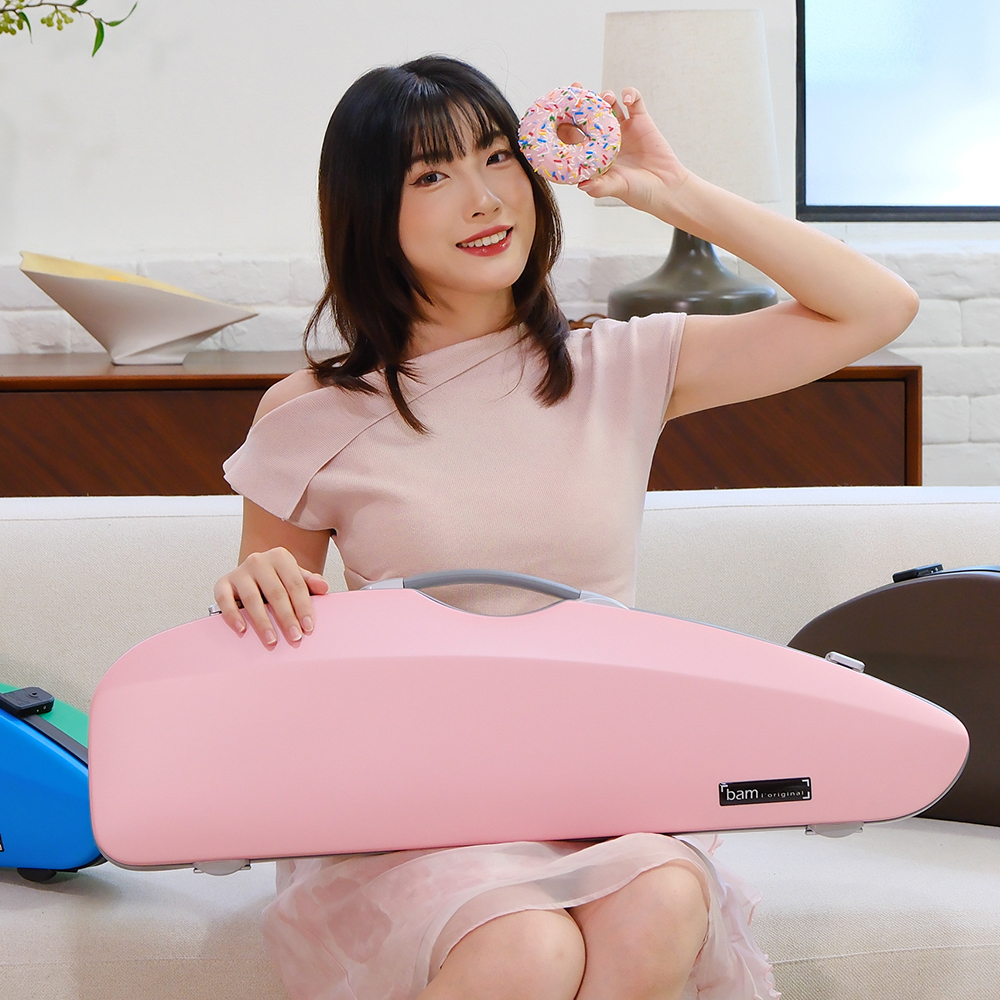 【2種尺寸】BONBON 糖果系列 小提琴盒 (粉)