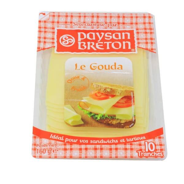 [Chilled] Paysan Breton Gouda Cheese Slices 160g