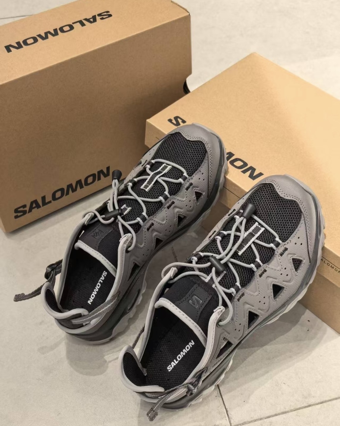 【預購】SALOMON ALHAMA 溯溪鞋 灰色 L49176200