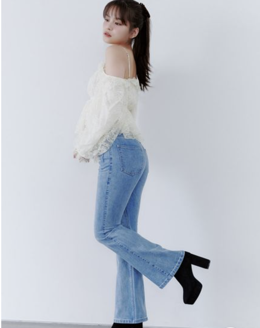 [預購]SNIDEL UP LIFT DENIM 顯腿長喇叭牛仔褲