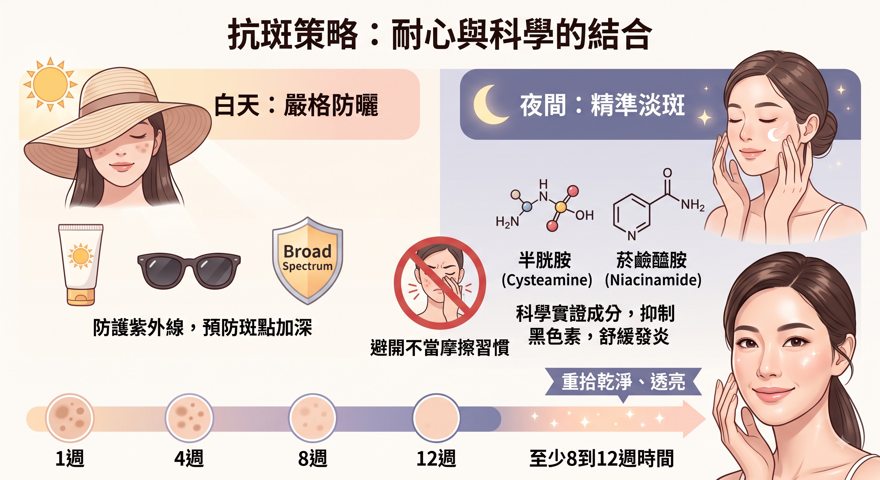 抗斑策略與正確保養觀念