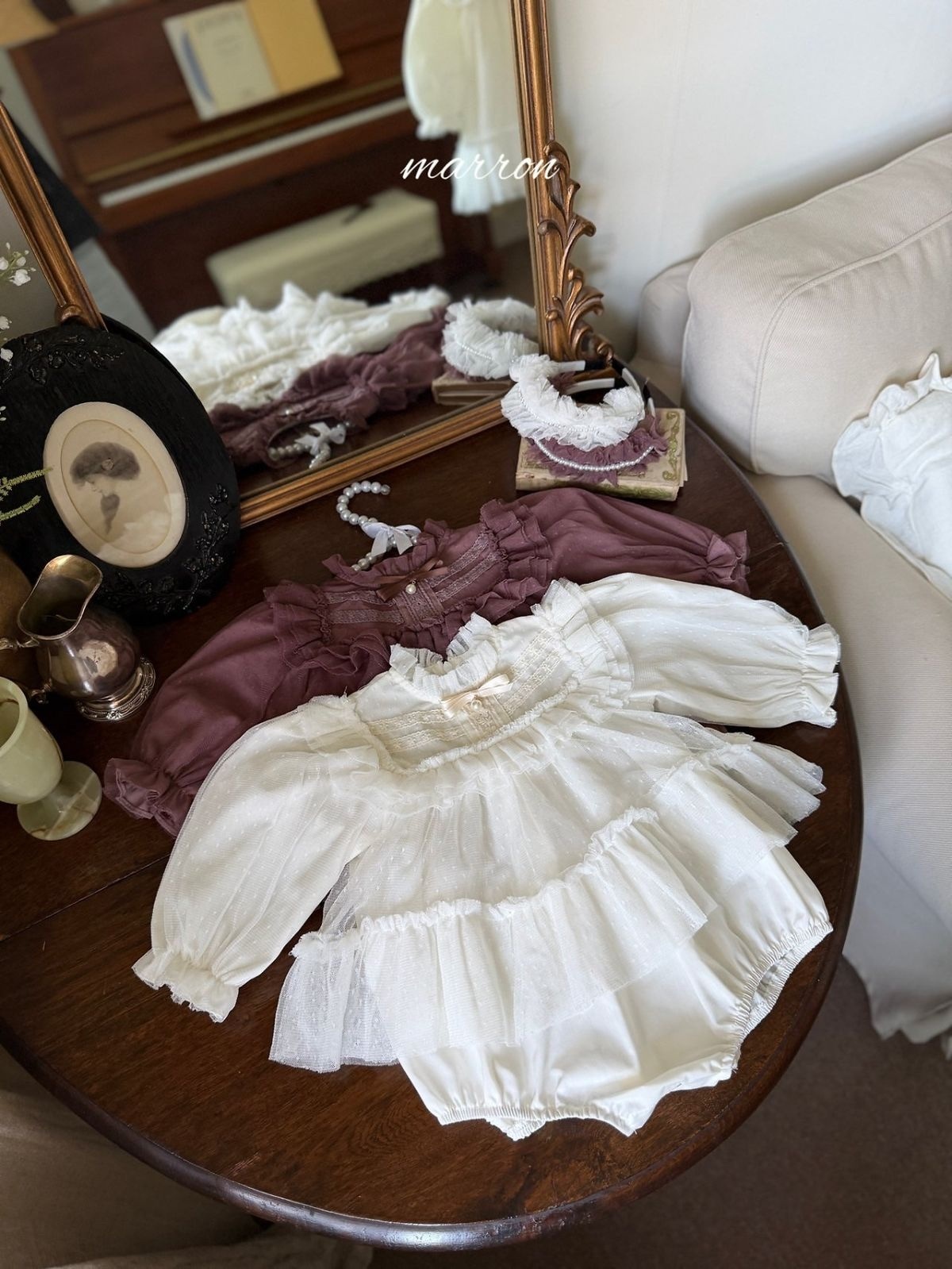 MARRON Nook Suit（With Brooch）