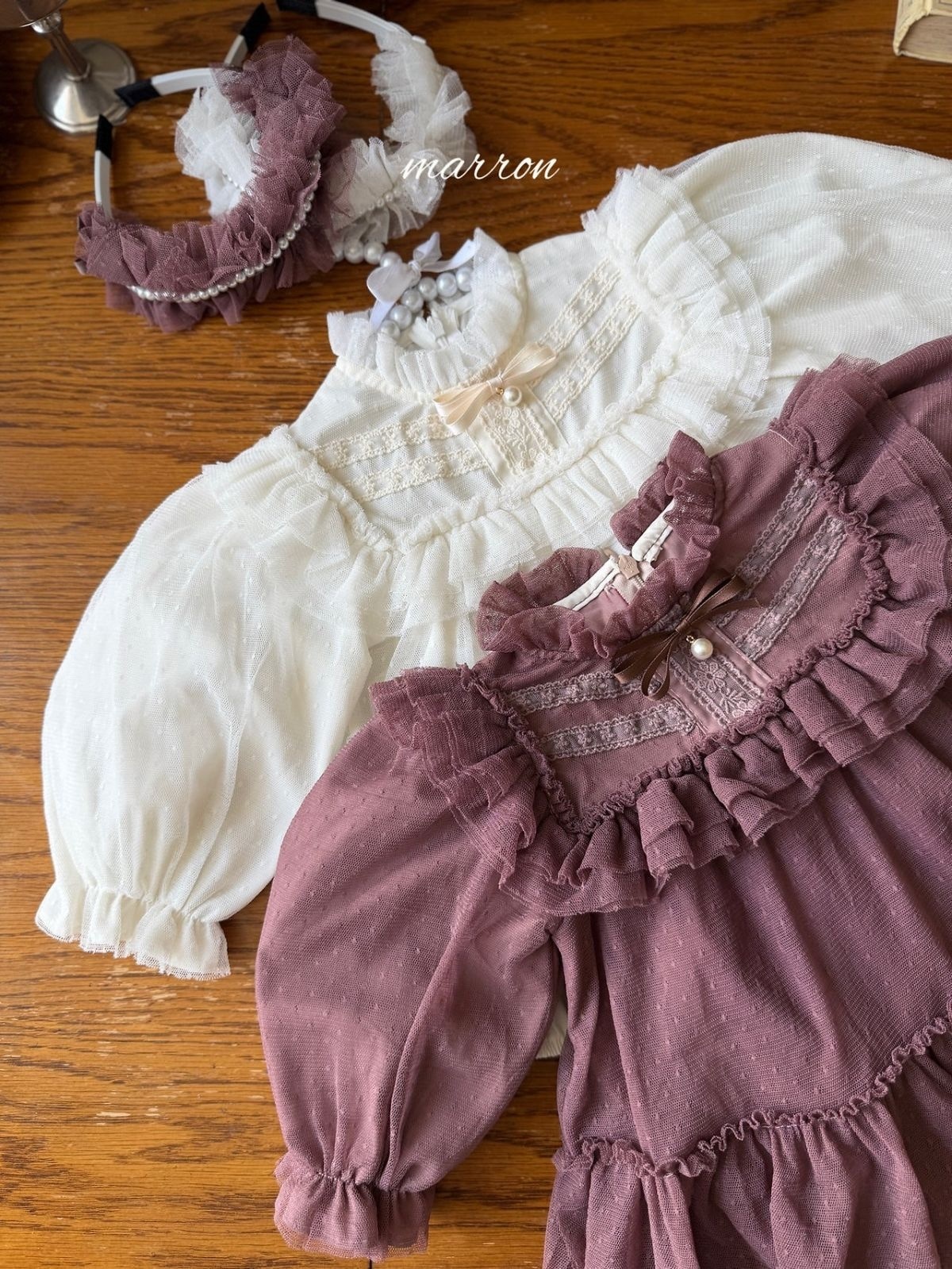 MARRON Nook Suit（With Brooch）