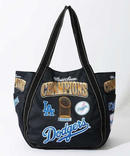 MLB周邊 Los Angeles Dodgers 洛杉磯道奇 冠軍黑 手提包 日本限定 E-COME GROUP Handbag 全新