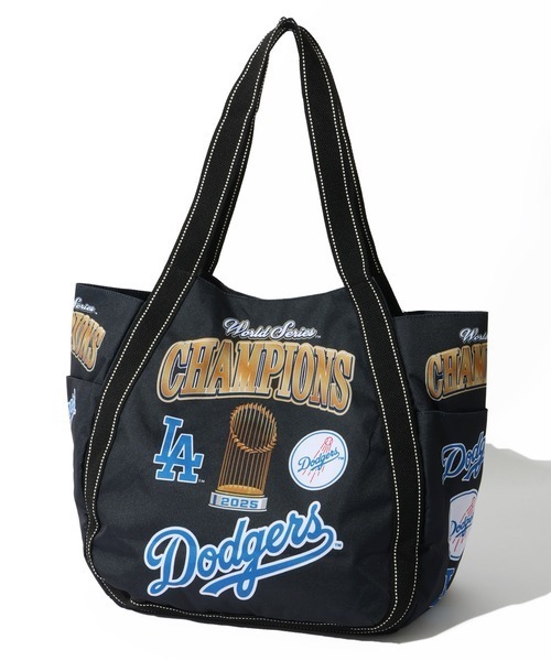 MLB周邊 Los Angeles Dodgers 洛杉磯道奇 冠軍黑 手提包 日本限定 E-COME GROUP Handbag 全新