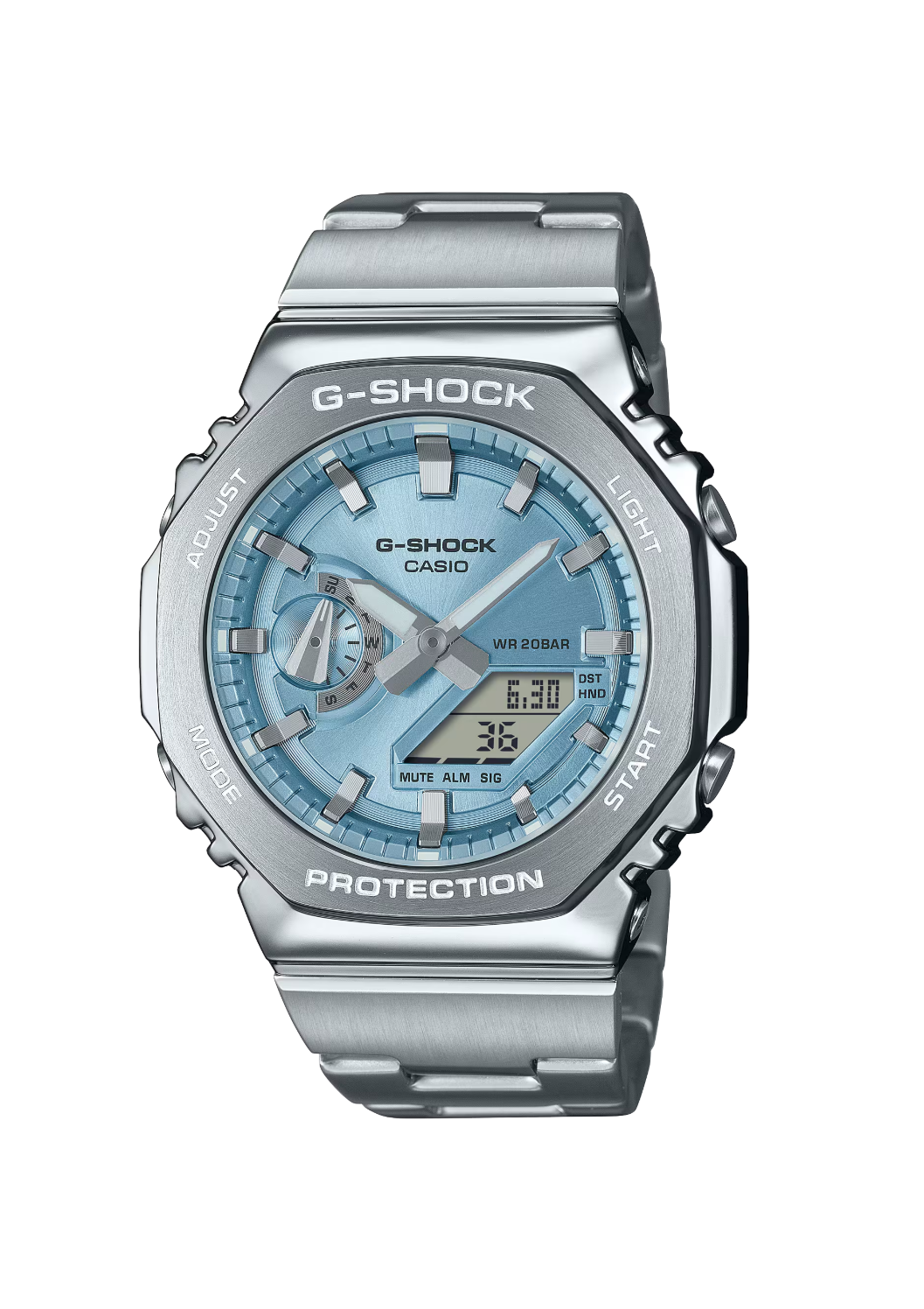G-Shock 44.4mm 淺藍色 GM-2110D-2A