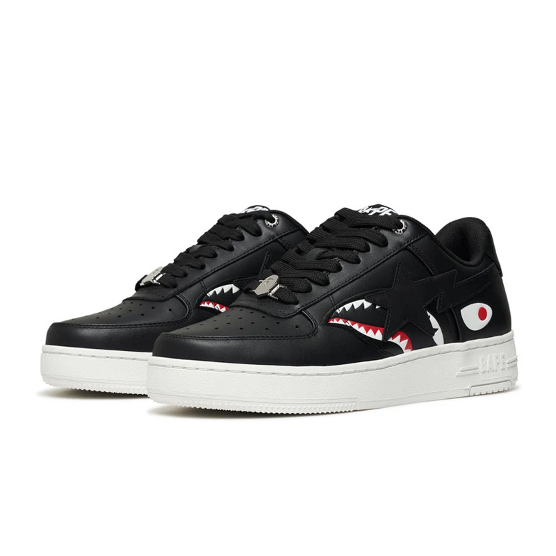 A BATHING APE® BAPE STA Shark M2 "Black" 鯊魚 黑 流星鞋 男鞋 1K80191307-BK [台灣現貨]