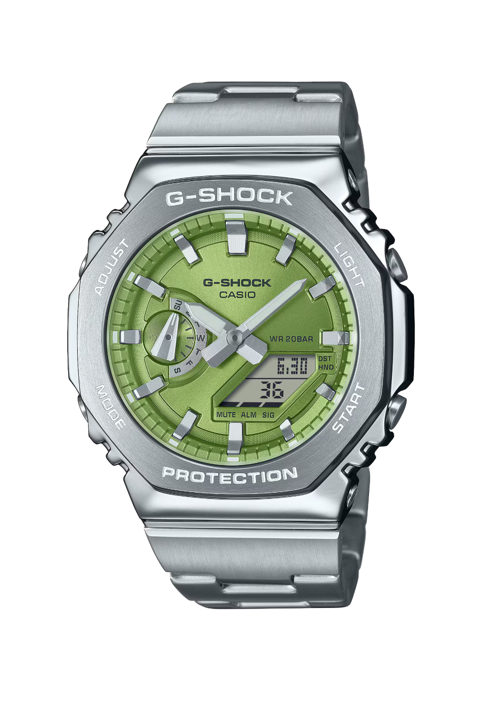 G-Shock 44.4mm 淺綠色 GM-2110D-3A