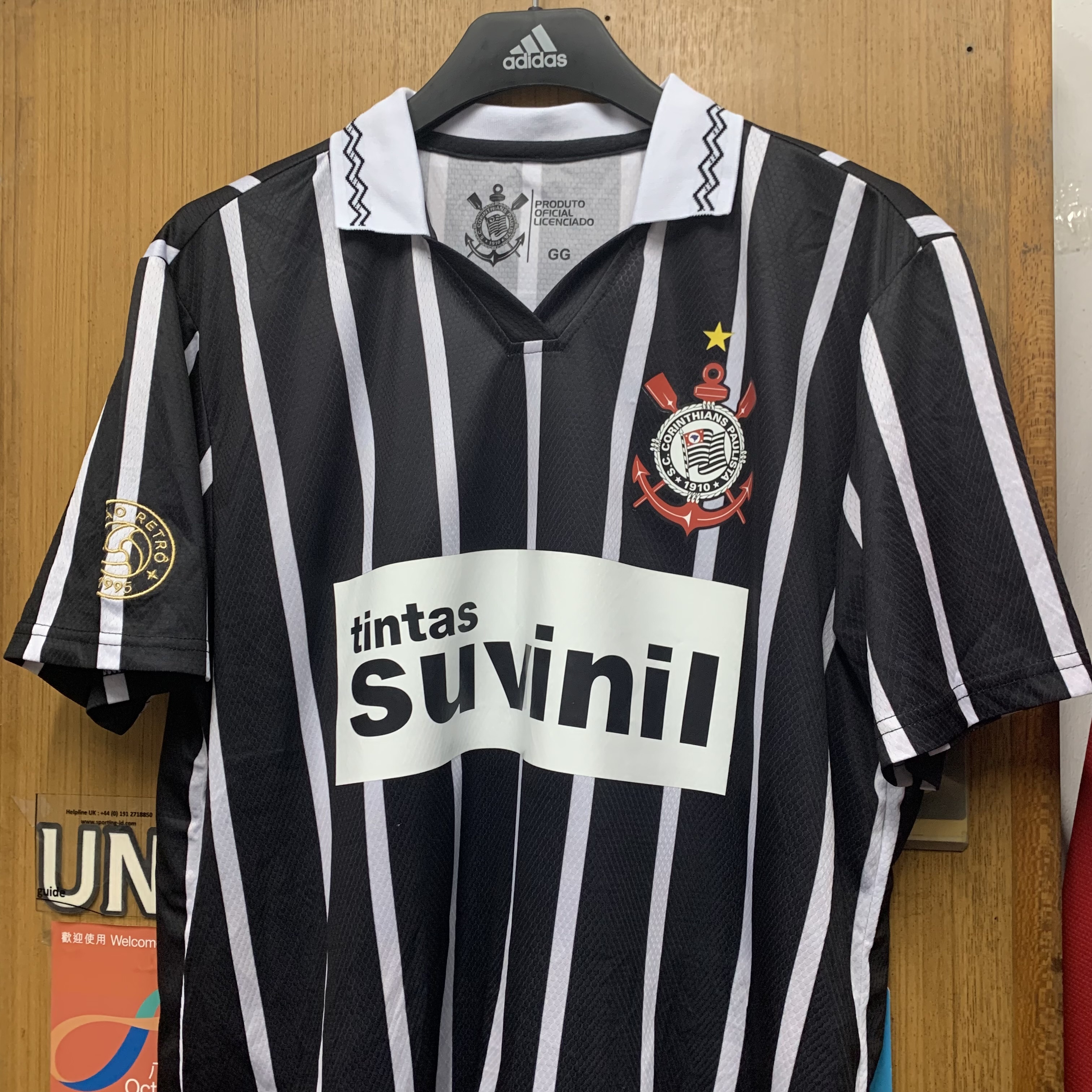 1995 Corinthians Retro Suvinil Away Shirt