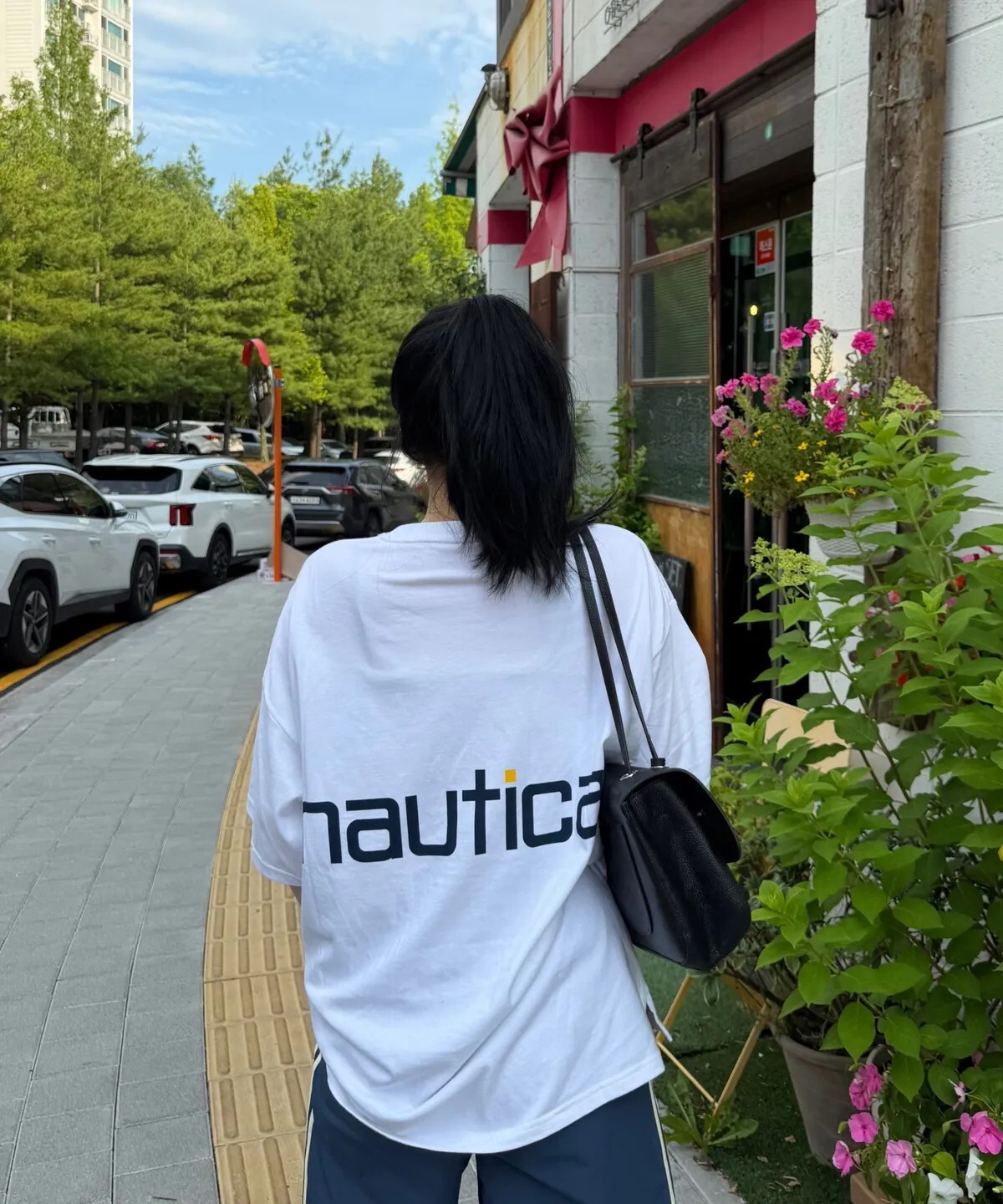 【OWN】Nautica 短袖 上衣 經典 拼字 字母 寬鬆 不分男女 白色 海軍藍色 灰色 芥末黃 NTS5616