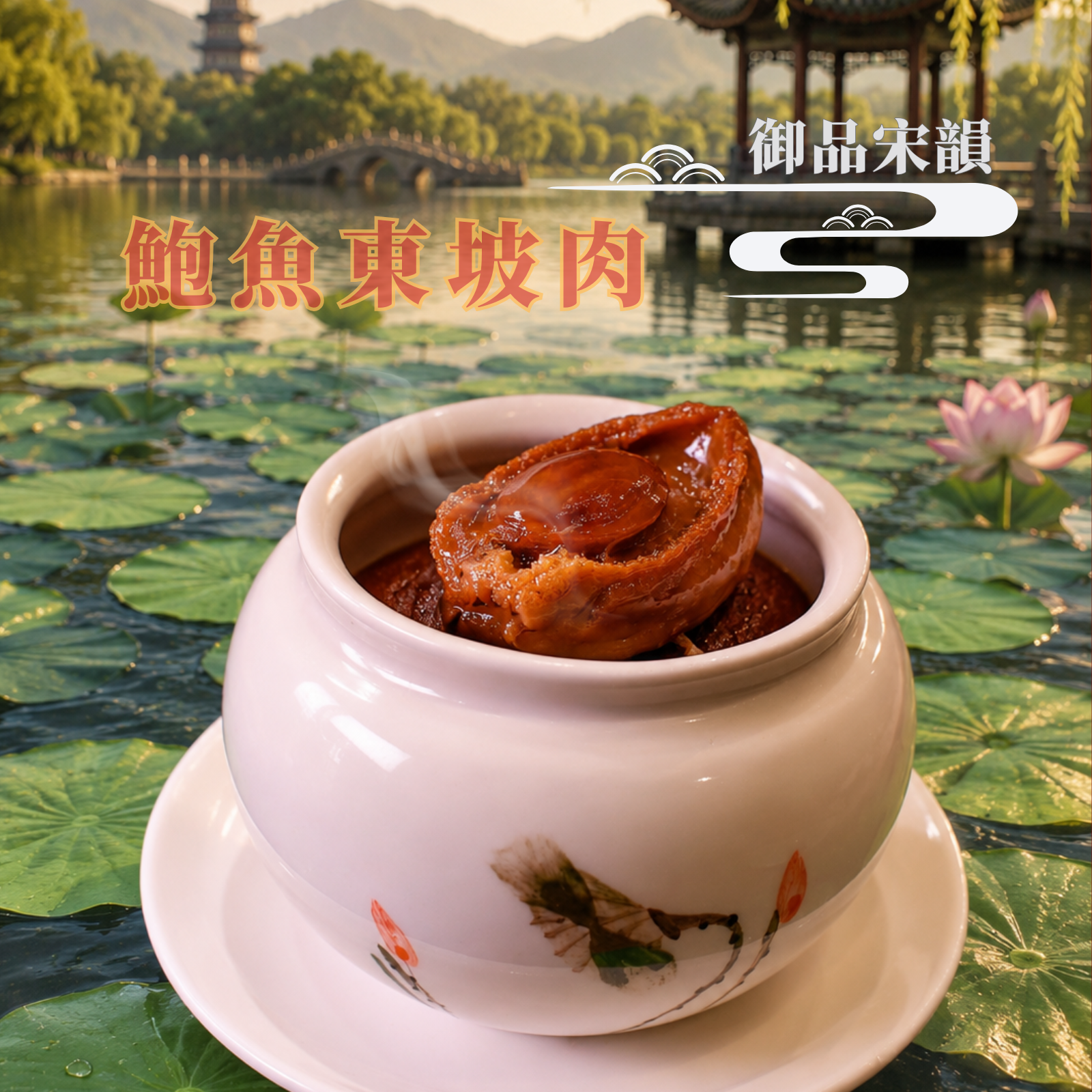 煙雨西湖｜御品鮑魚東坡肉