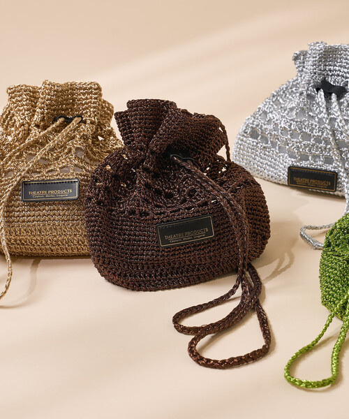 THEATRE PRODUCTS × FREAK'S STORE / Glitter Mesh Shoulder Bag