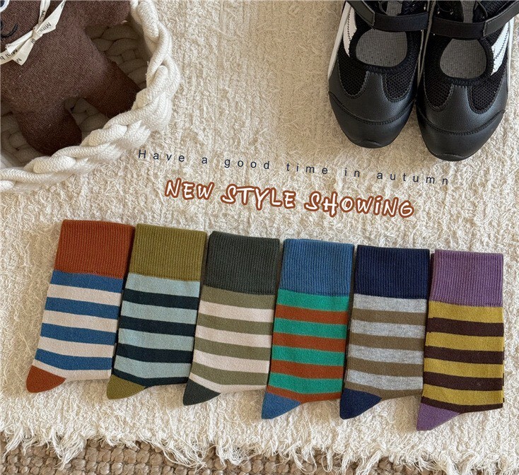 🧦 SOCKS  ⊙ 條紋 襪子組  ♡̴