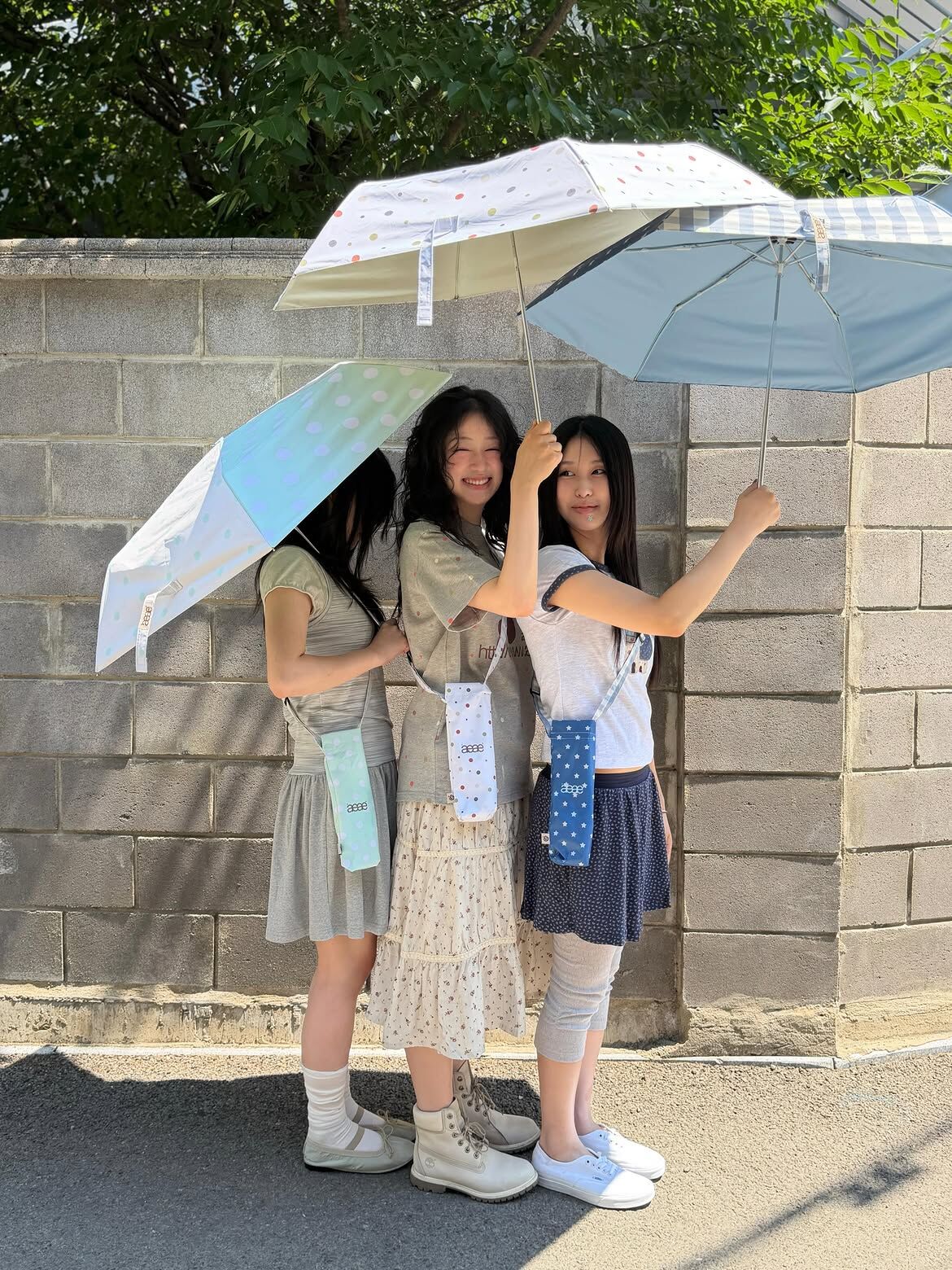 🇰🇷 aeae UV PROTECTION UMBRELLA 防紫外線 抗UV 遮陽傘 雨傘 兩用折疊傘 雨傘套 / 現+預