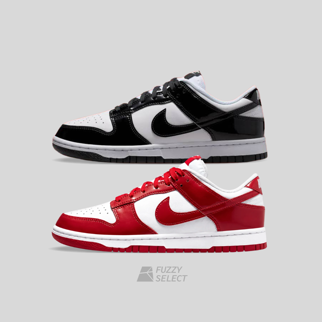 【逢甲 FUZZY】W Nike Dunk Low "Patent" 漆皮 IV5104-101 IV5104-102