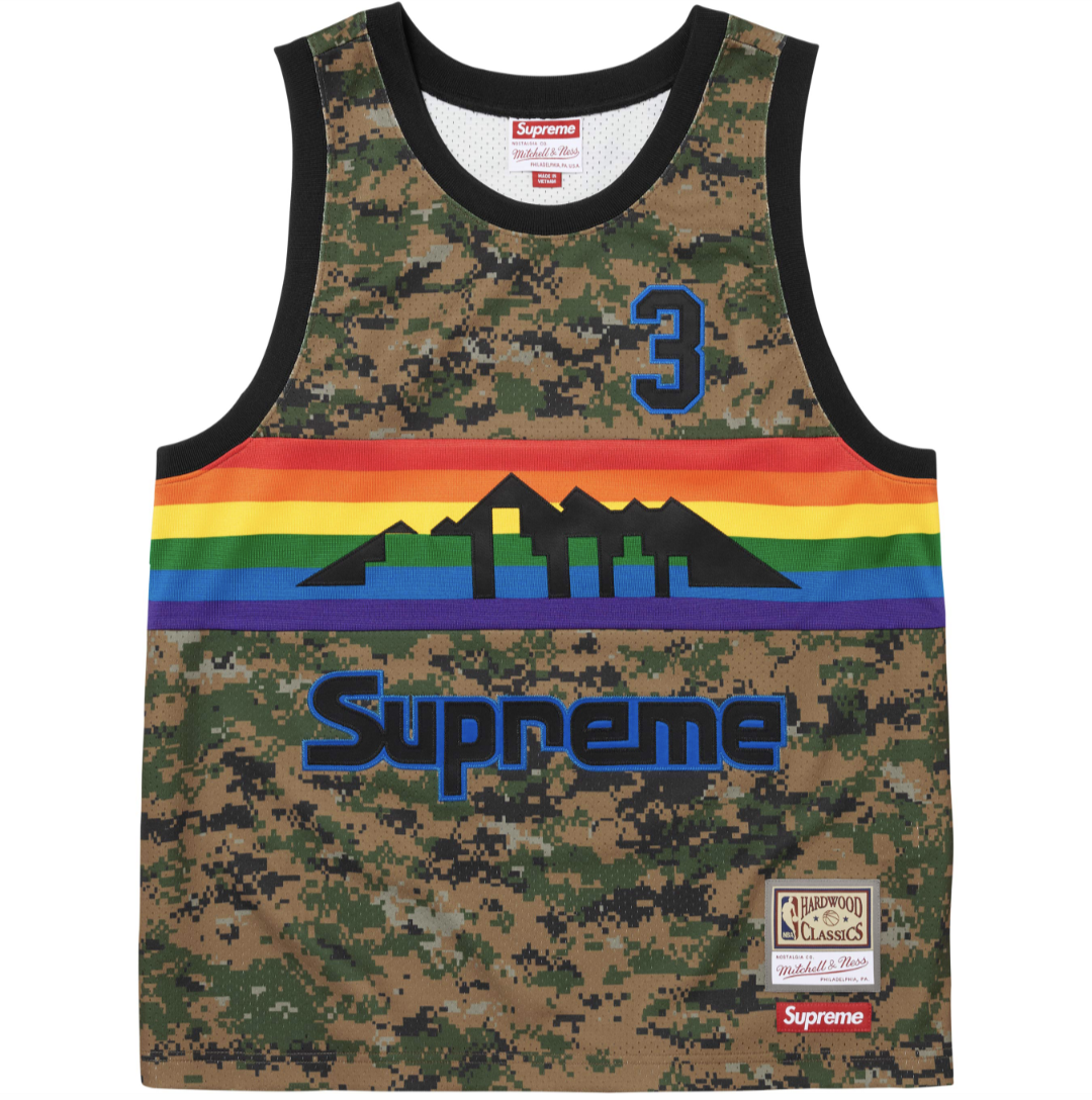 SUPREME X M&N NBA BASKETBALL JERSEY NUGGETS背心