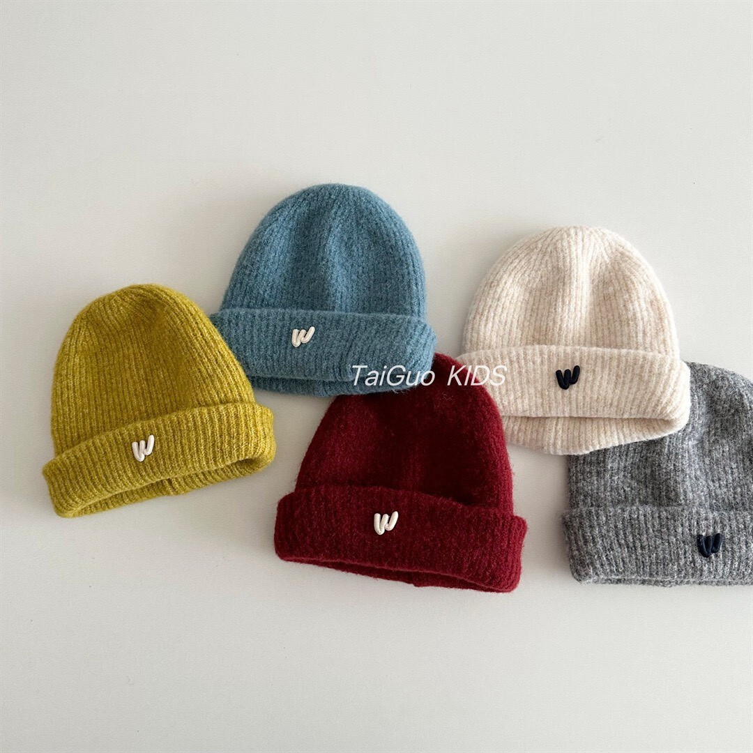 ✥ HAT ✥ 簡約 W 時尚毛帽 ᝰ