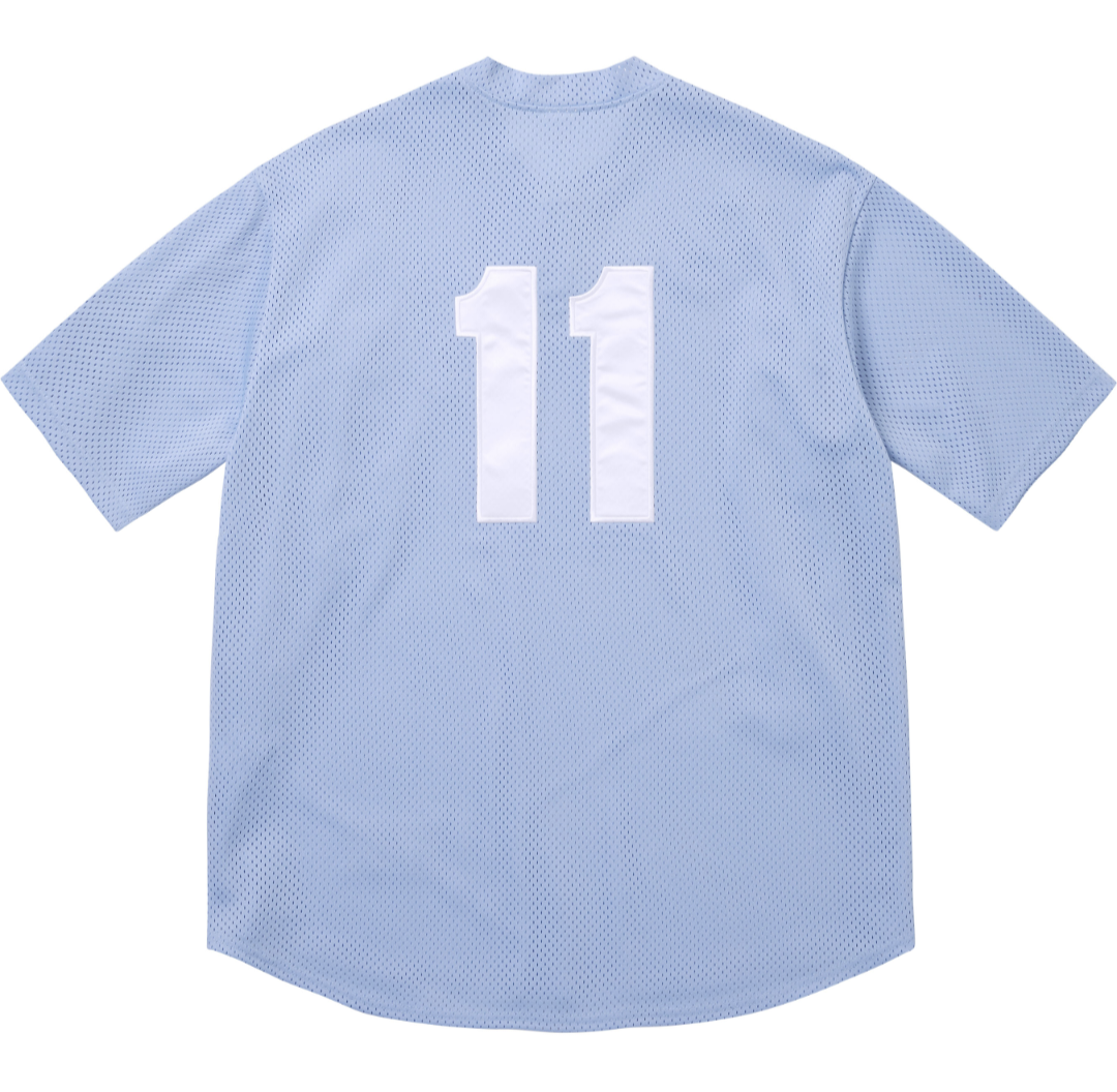 SUPREME SS26 S LOGO BASEBALL HENLEY TOP球衣