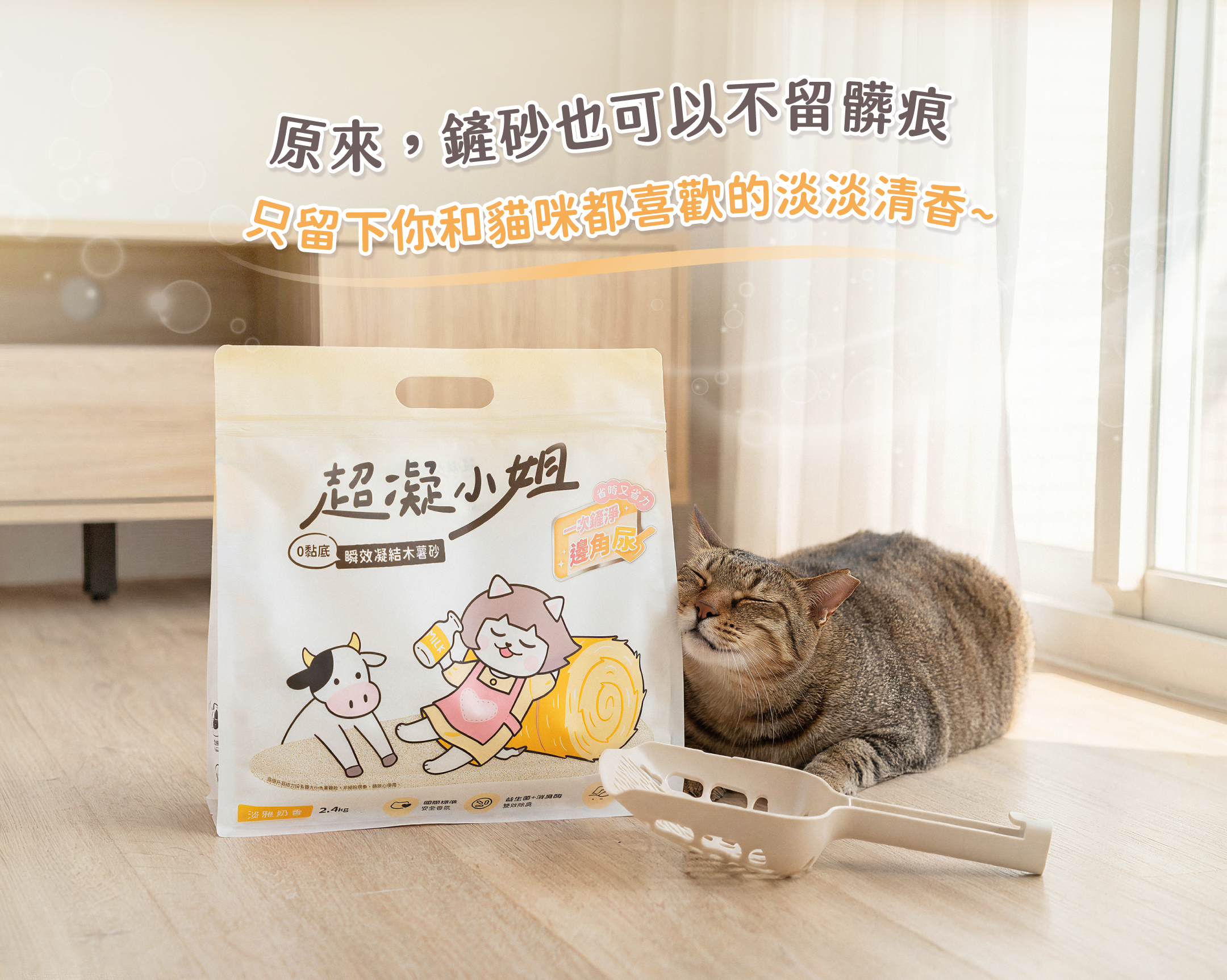 超凝小姐 LadyN 淡雅奶香木薯砂產品資訊圖 16