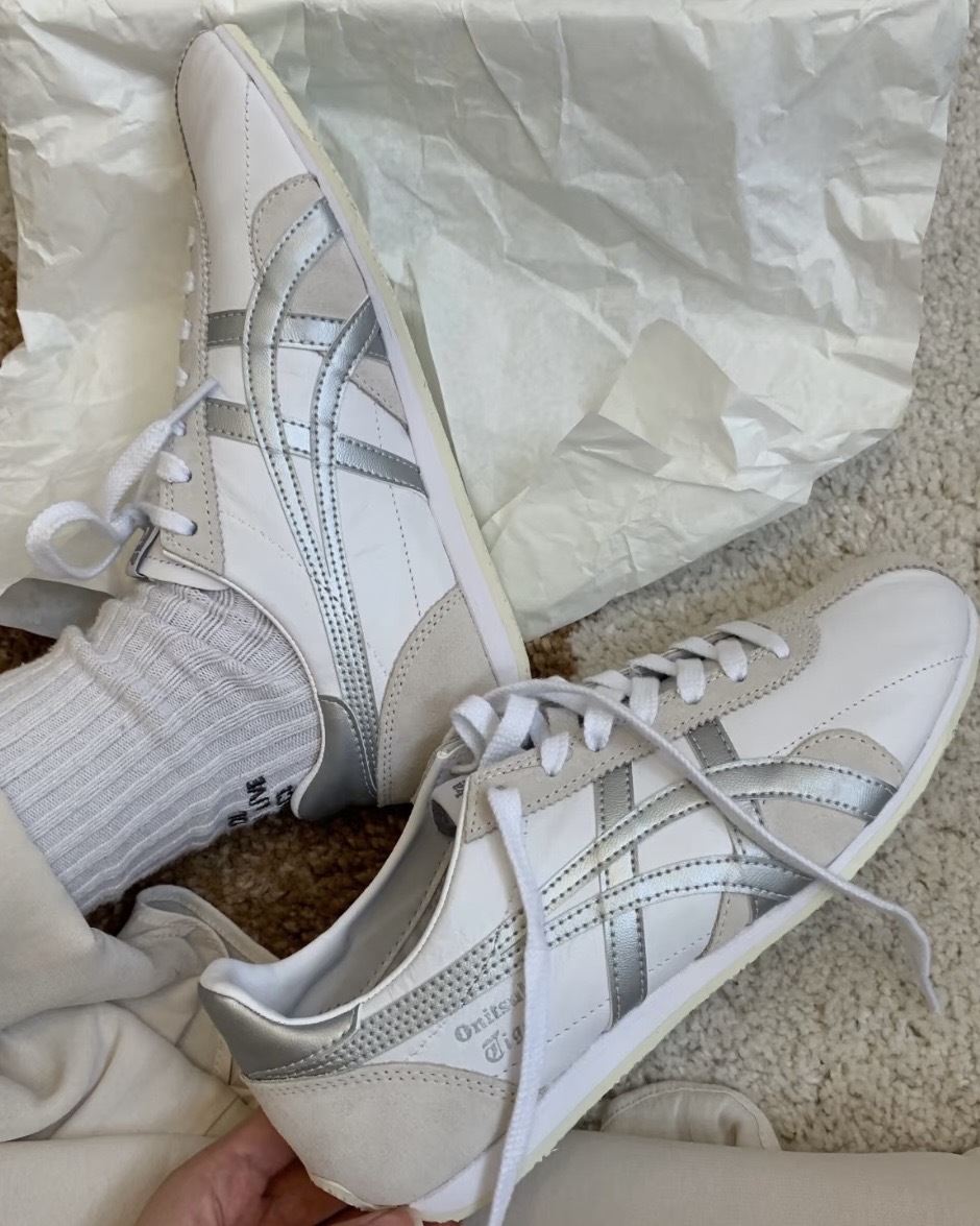 Onitsuka Tiger Runspark 鬼塚虎 拼接 銀白