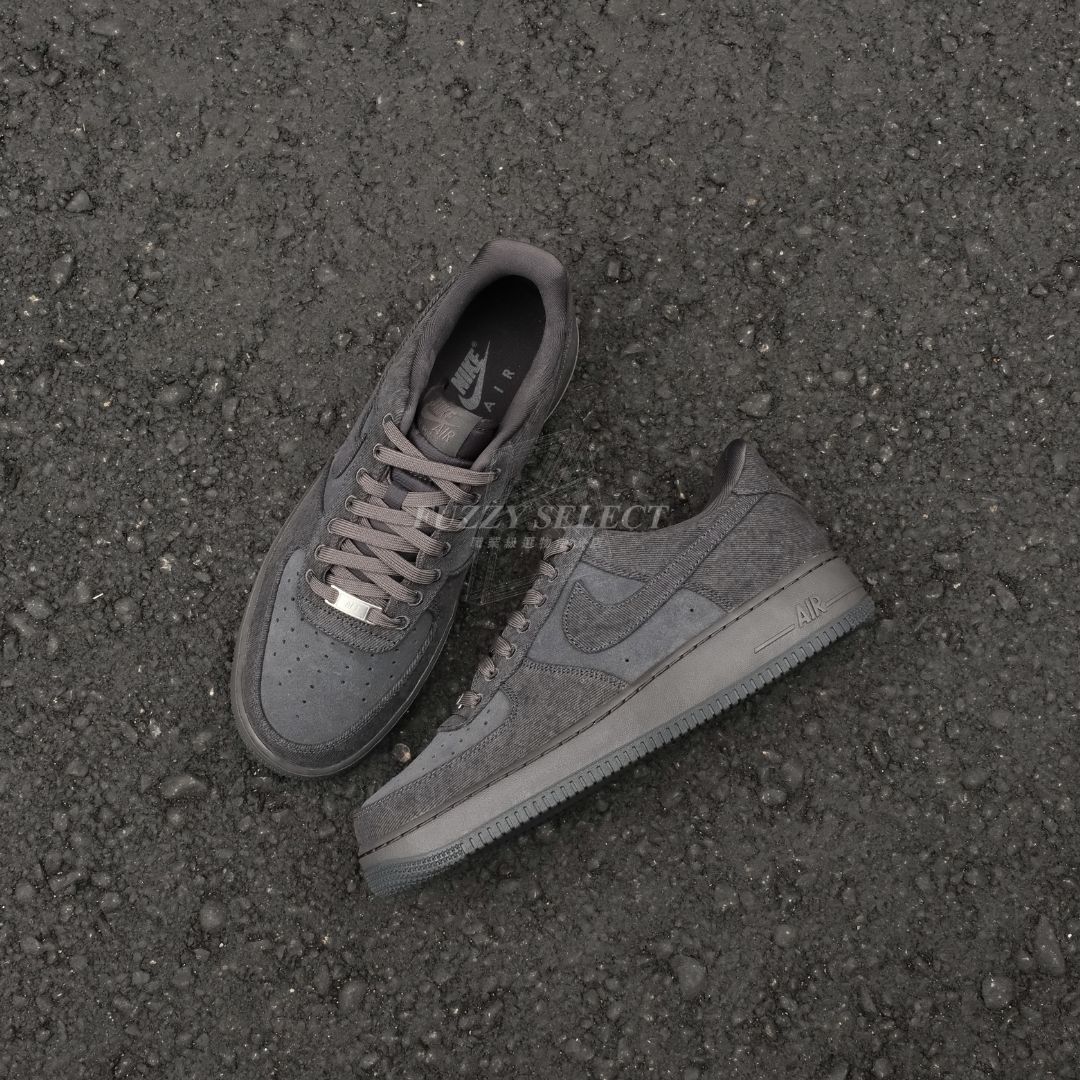 【逢甲 FUZZY】Nike Air Force 1 "Anthracite" 牛仔布 碳黑 IR0951-003