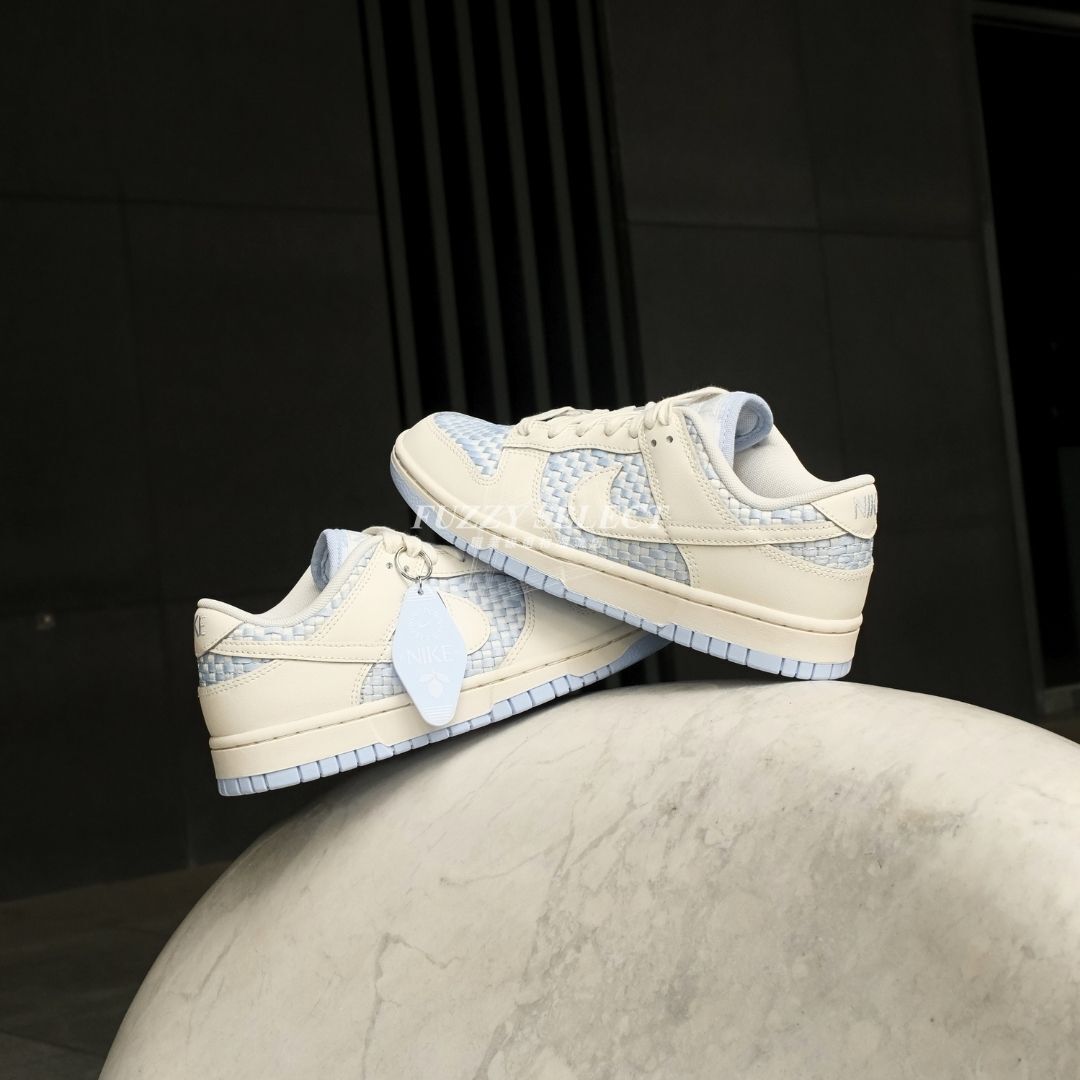 逢甲 FUZZY】W Nike Dunk Low 編織 白藍 IH2476-401 白粉 IH2476-600