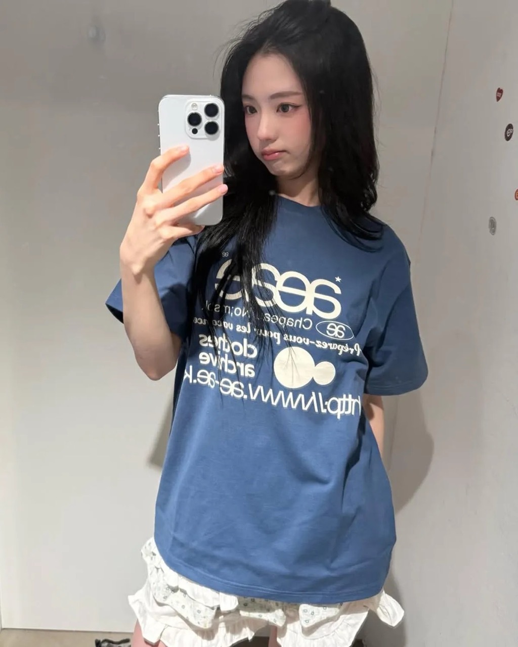 🇰🇷 aeae WEB LOGO T-SHIRTS 撞色 圖案 寬鬆 短T 短袖 / 預購