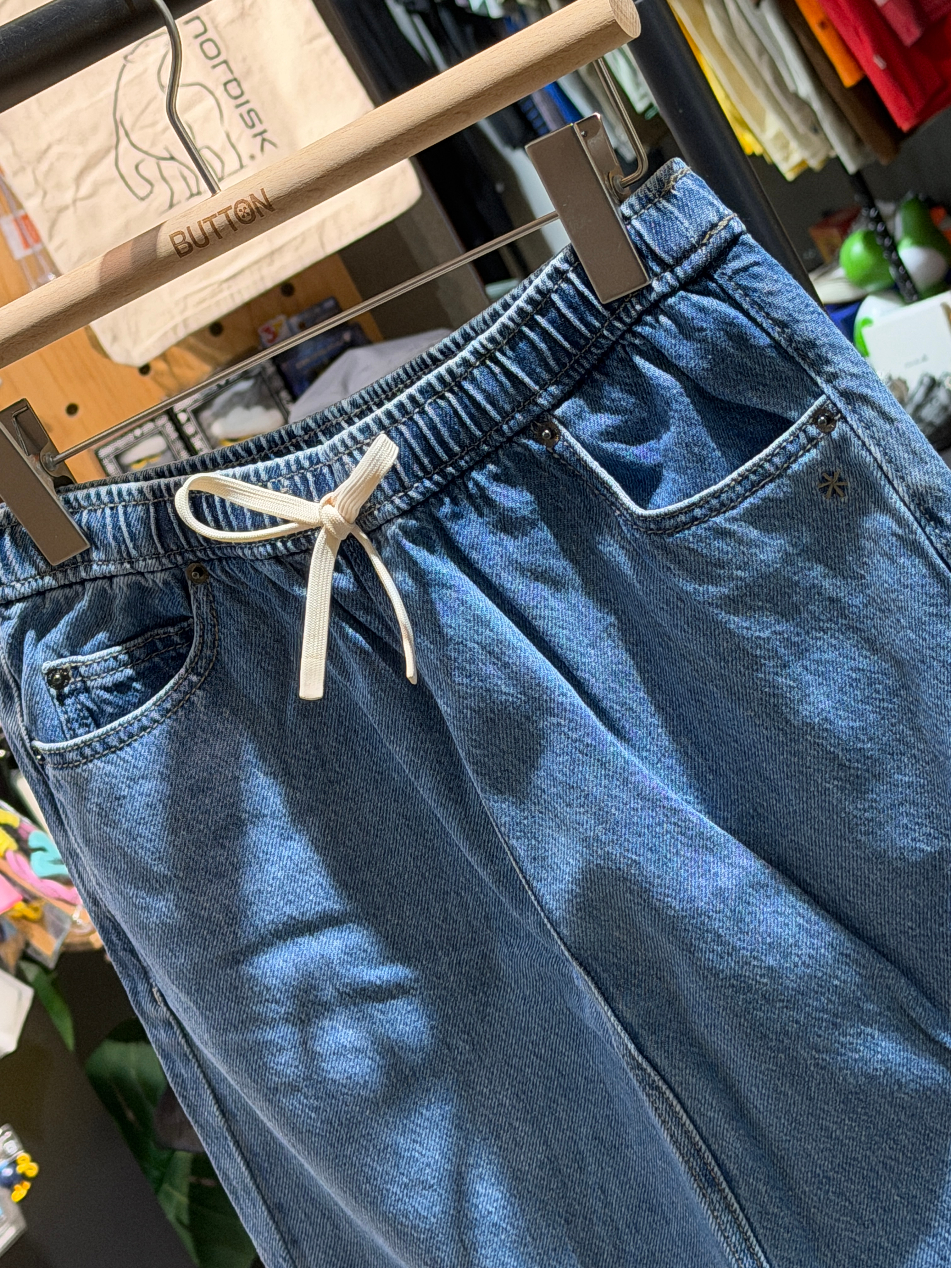 Snow Peak Denim Long Skirt 單寧 後開衩 牛仔 長裙 S26ZWFSK77