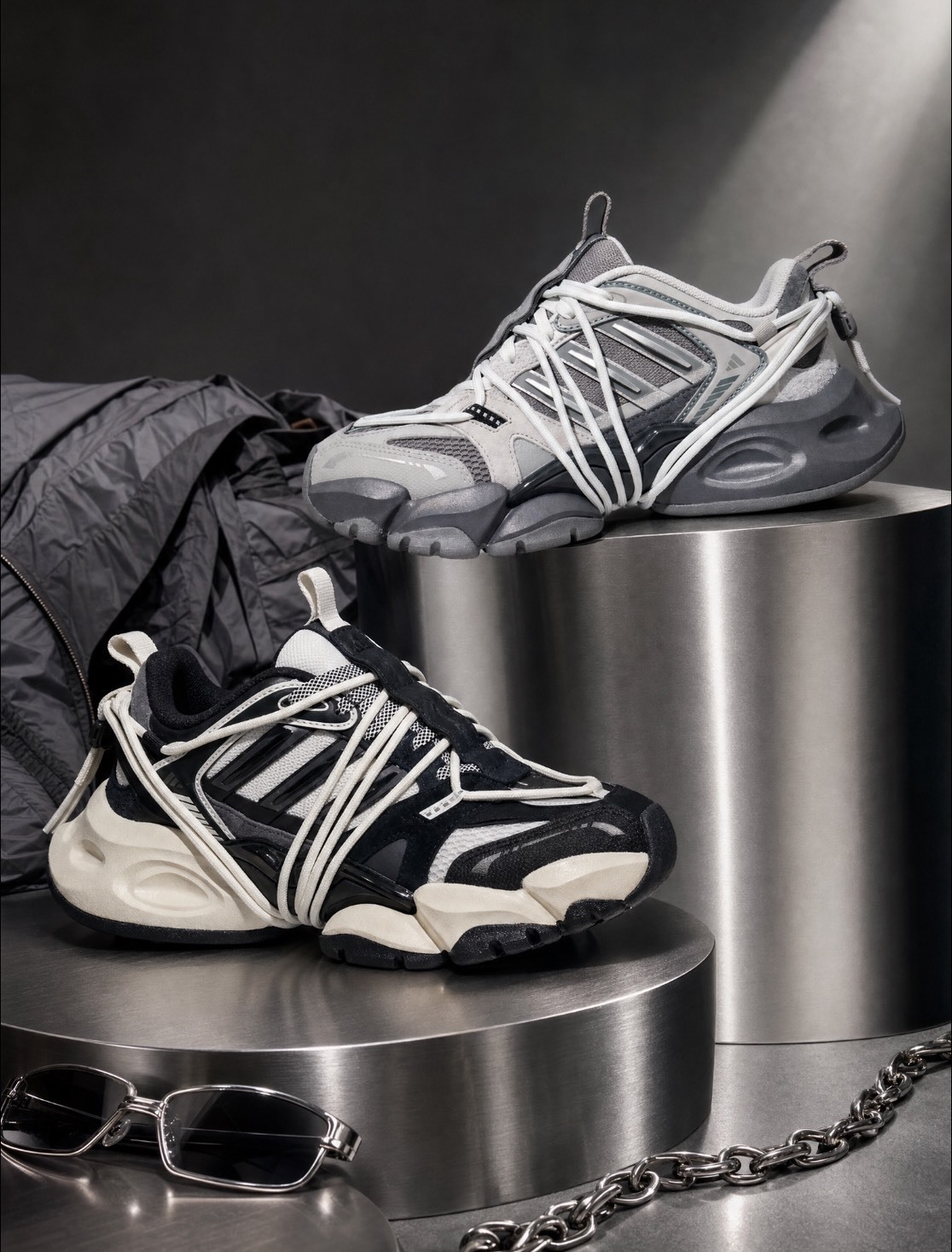 【APAIR】預購 Adidas XLG RUNNER DELUXE 2.0 FOS 灰銀 黑白 巴黎世家平替款 LA6363 KZ7200