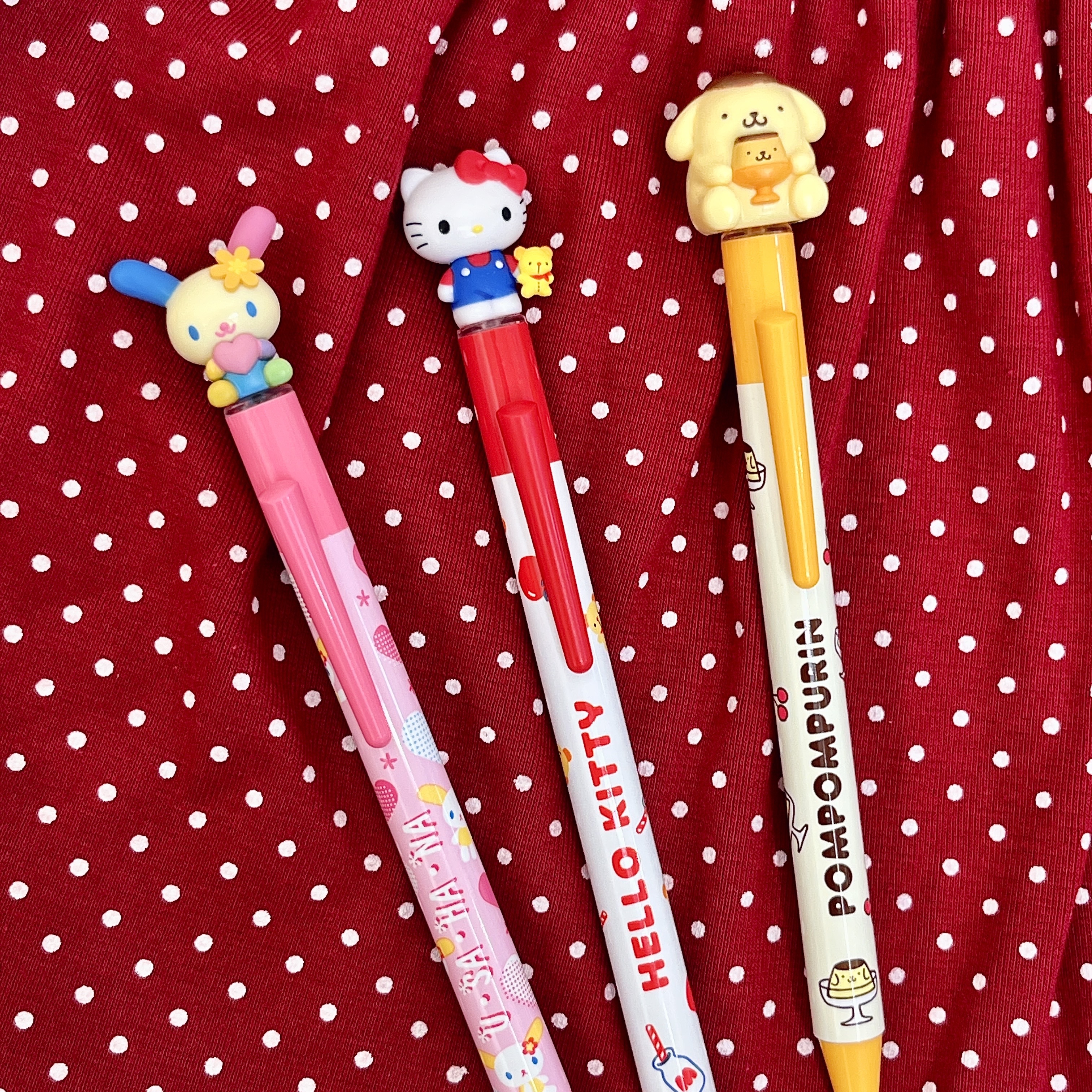 🇯🇵Sanrio小公仔原子筆🧸🍮💛