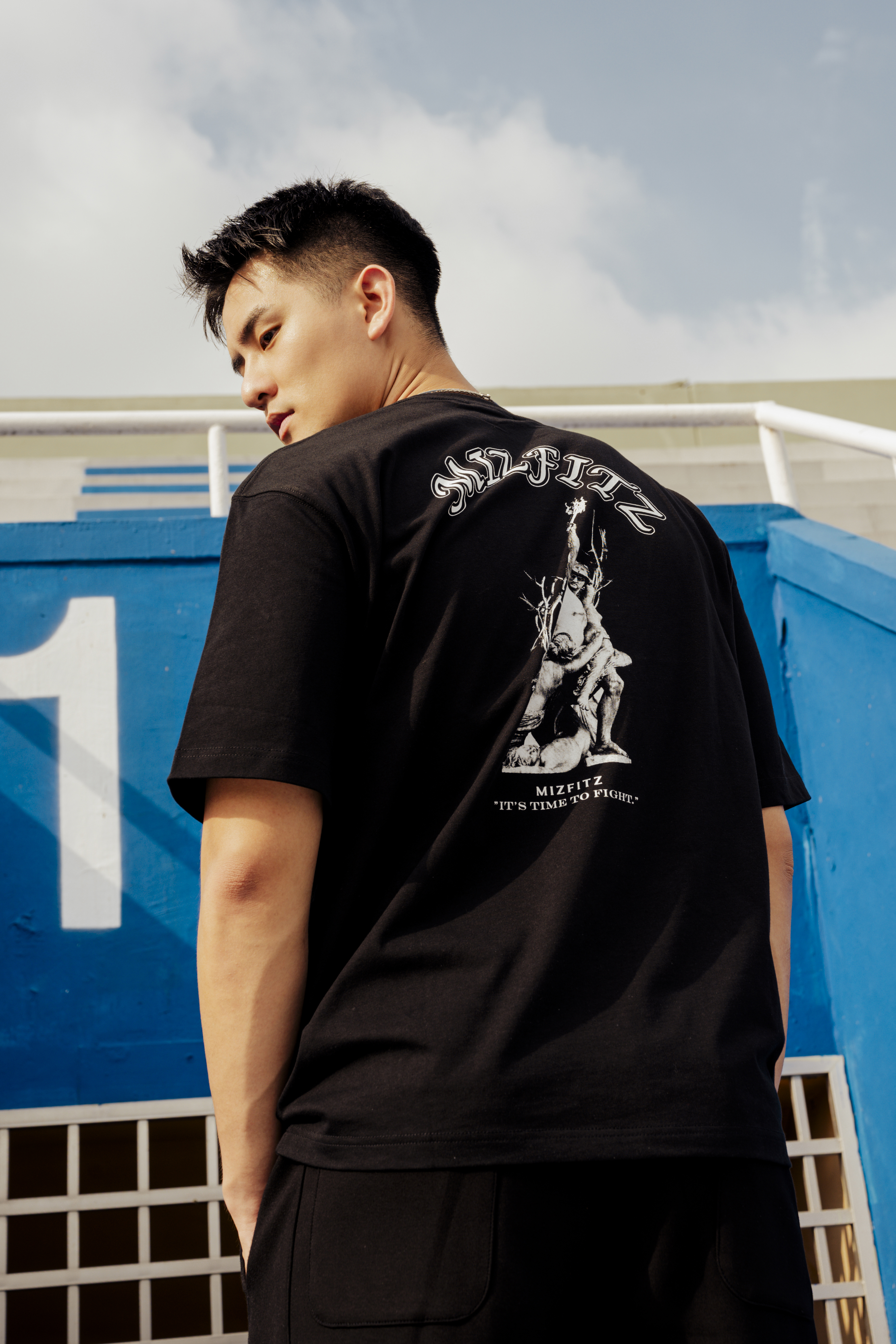 ☆ETW☆【EASY TO WEAR】MIZFITZ NEW AGE T-SHIRT 聖火 雕像 春夏 短T