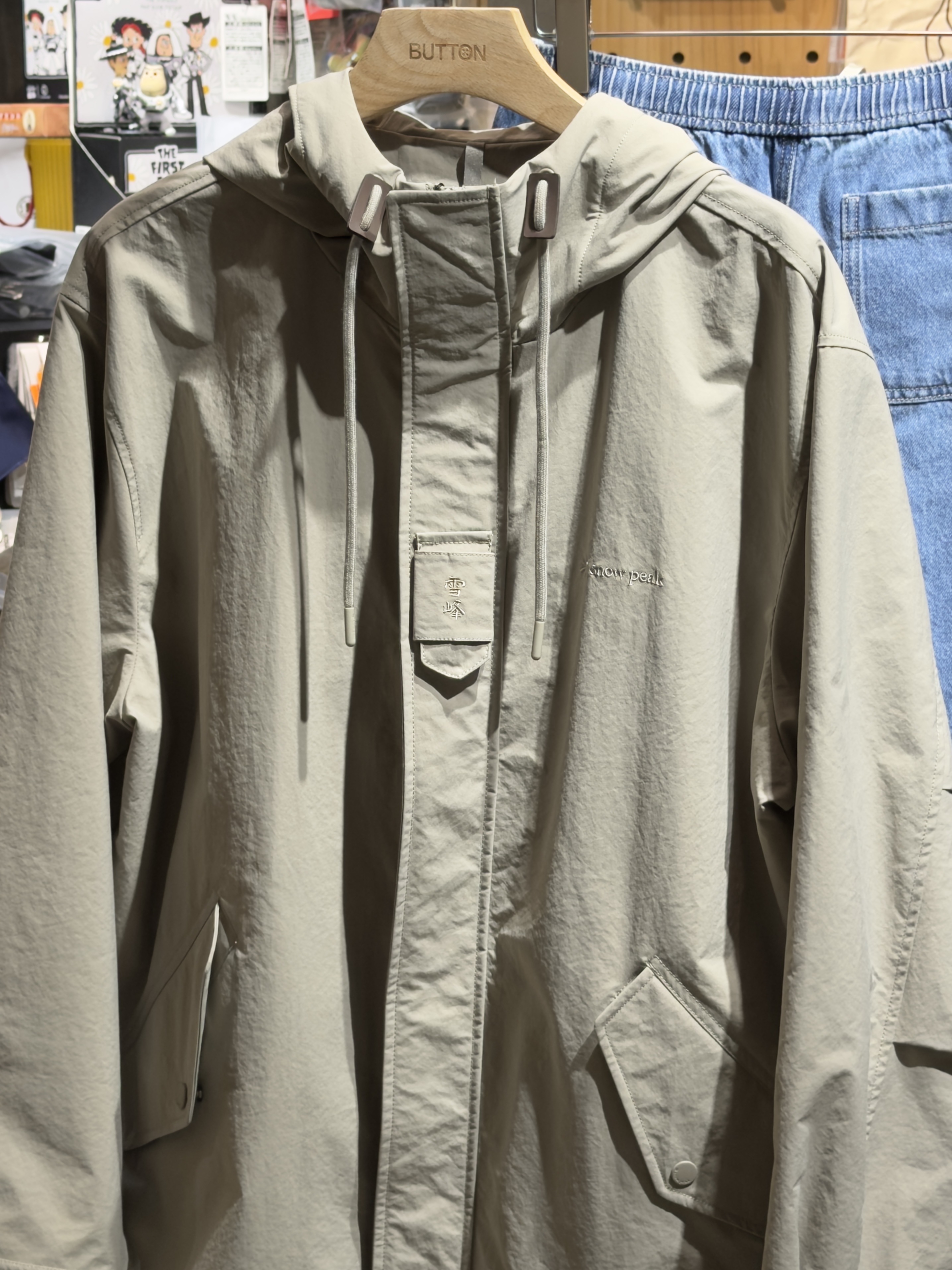 Snow Peak Clend Jacket 胸前可替換布標 防曬 防風外套 S26SMDJK12