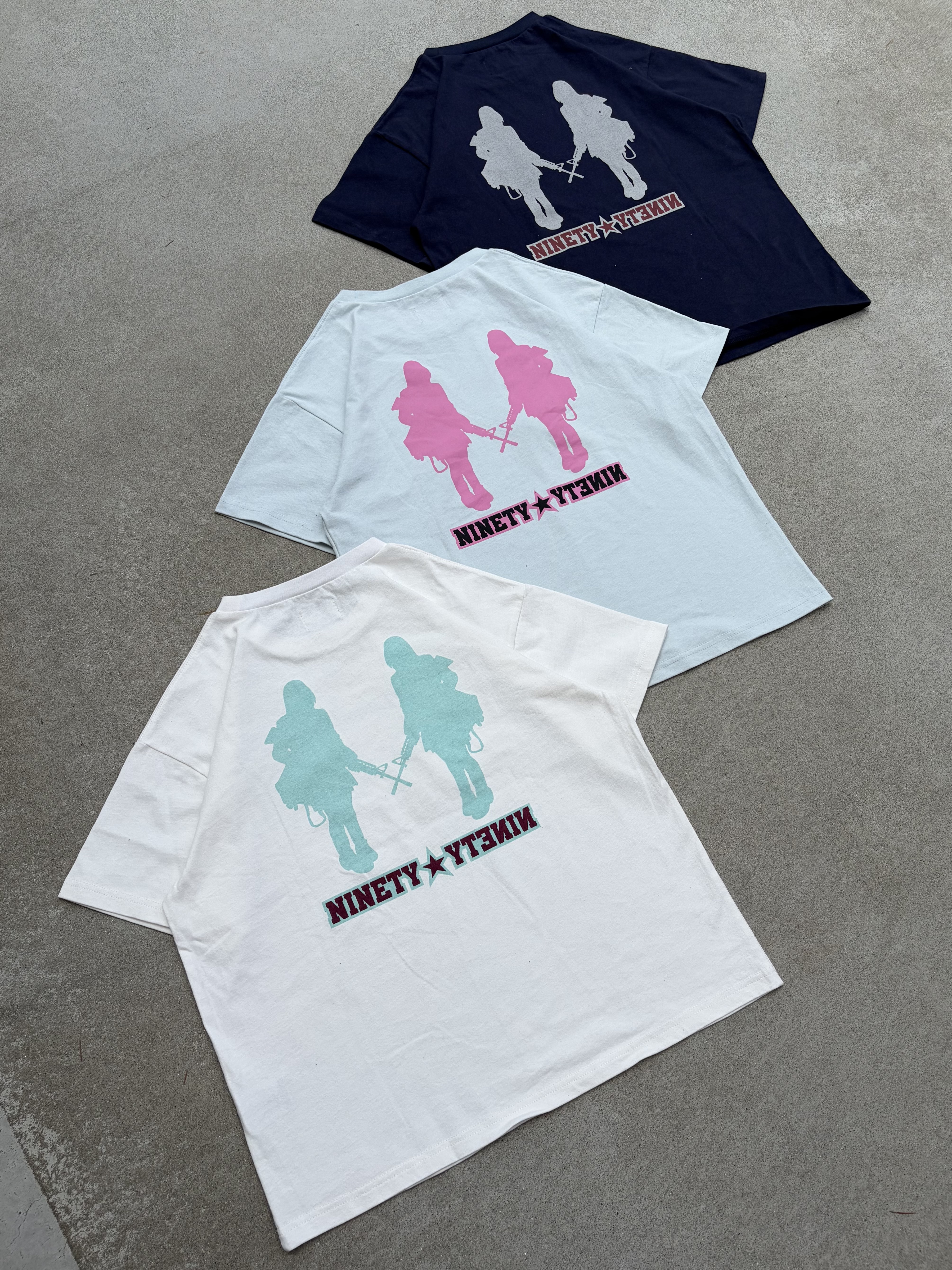 Twins Gun Girl Tee