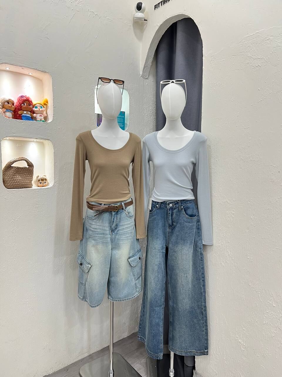 Denim Long Culotte