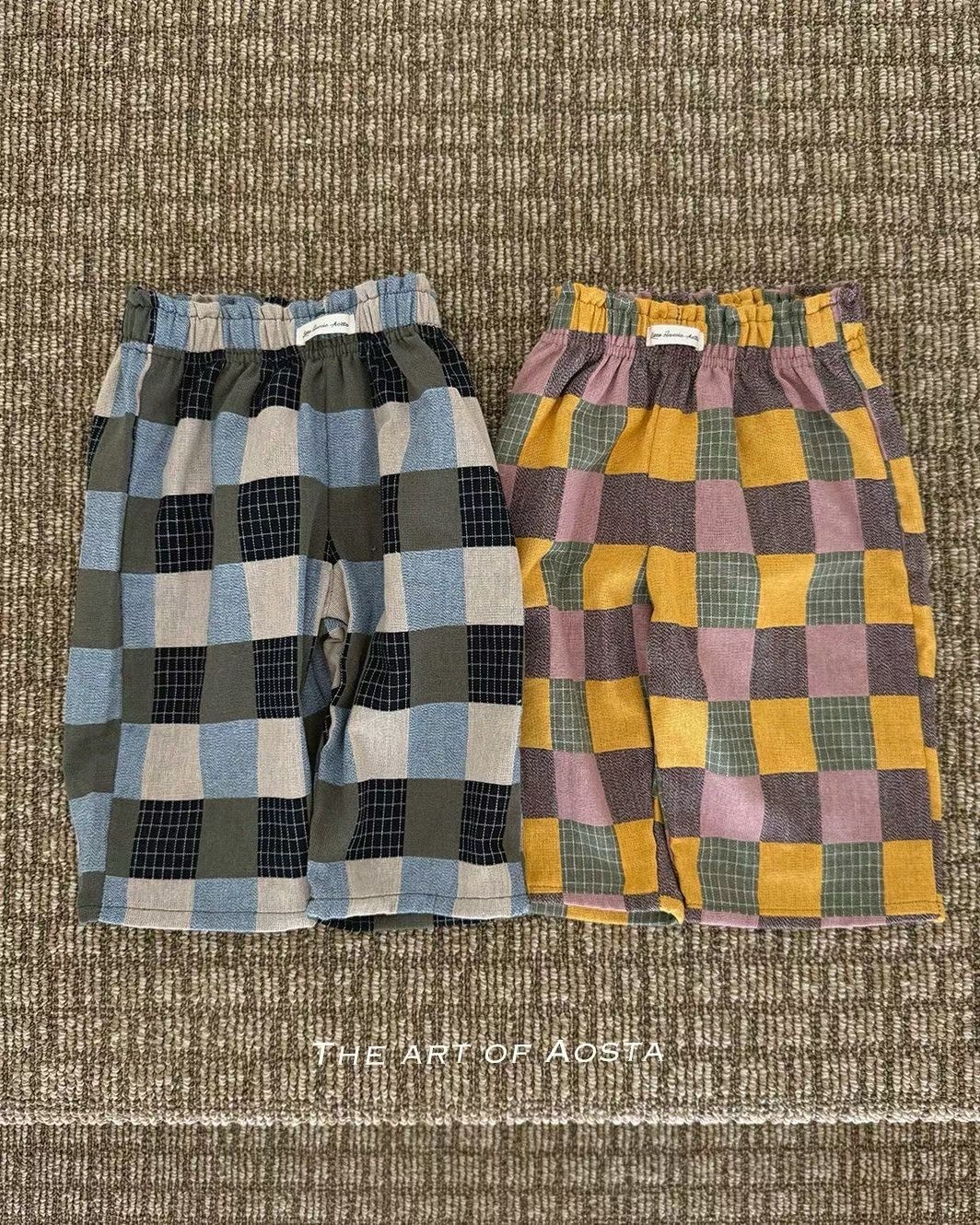 AOSTA Patchwork Pants