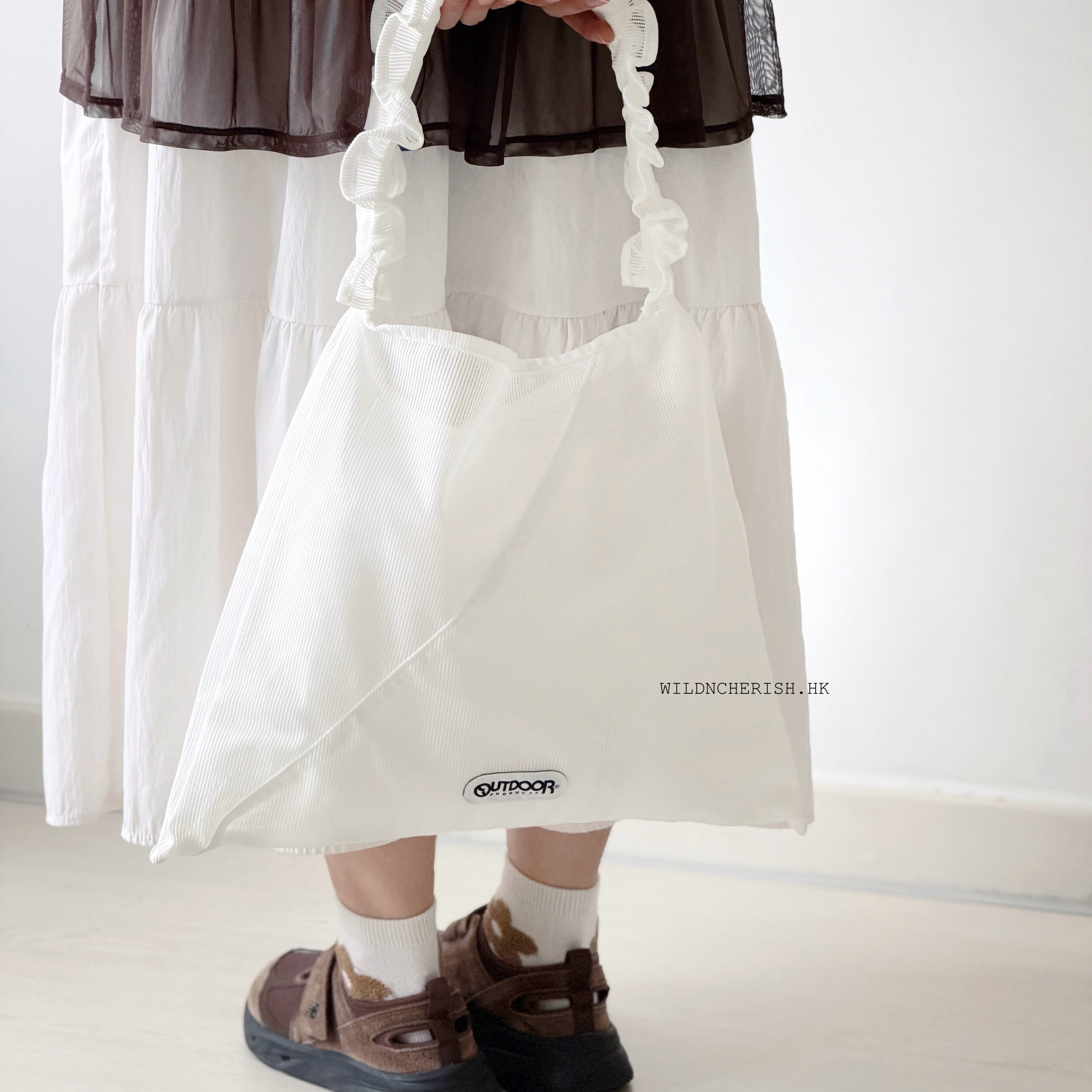 現貨 | Outdoor Products Mesh Ruffle Tote Bag 荷葉邊